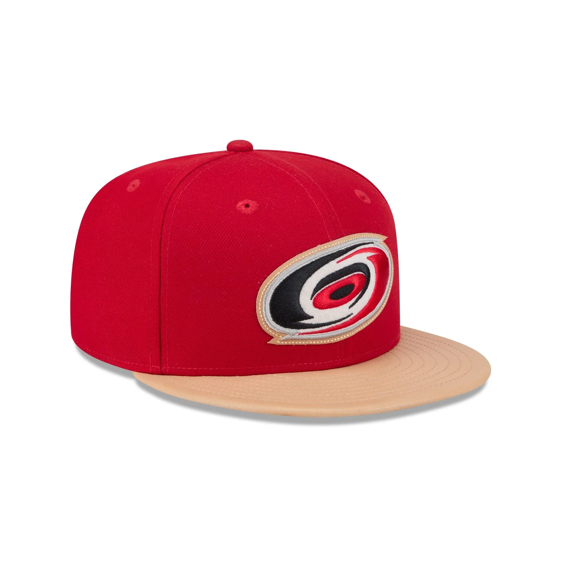 Carolina Hurricanes Leather Visor 59FIFTY Fitted Hat sold by New Era product image thumbnail 3