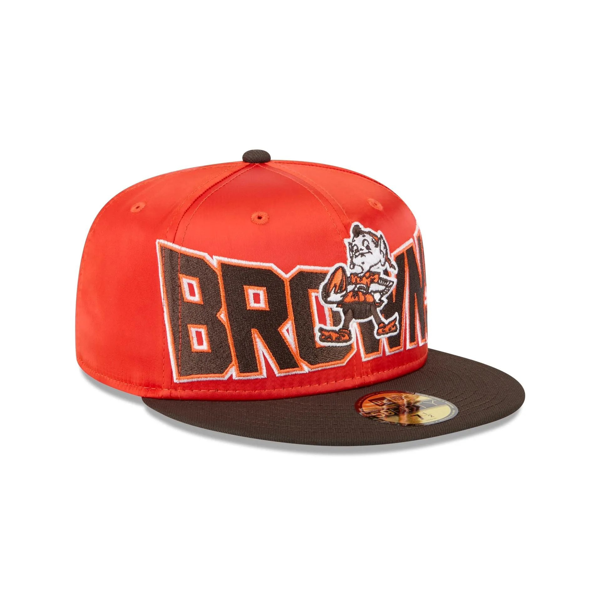 Cleveland Browns Bold Satin 59FIFTY Fitted Hat sold by New Era product image thumbnail 3