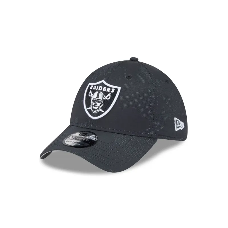 Las Vegas Raiders Tonal Camo 39THIRTY Stretch Fit Hat sold by New Era