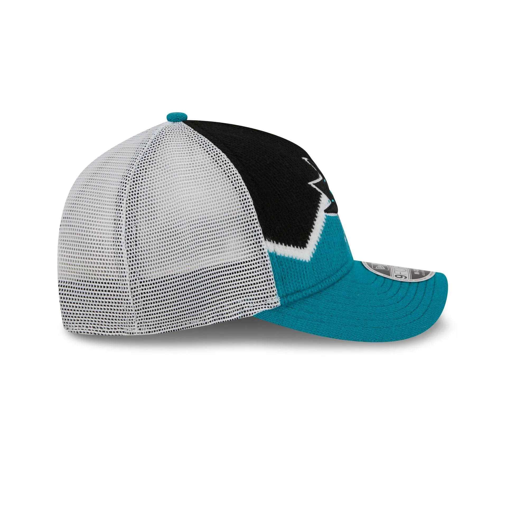 San Jose Sharks Sock 9FORTY M-Crown A-Frame Trucker Hat sold by New Era product image thumbnail 5