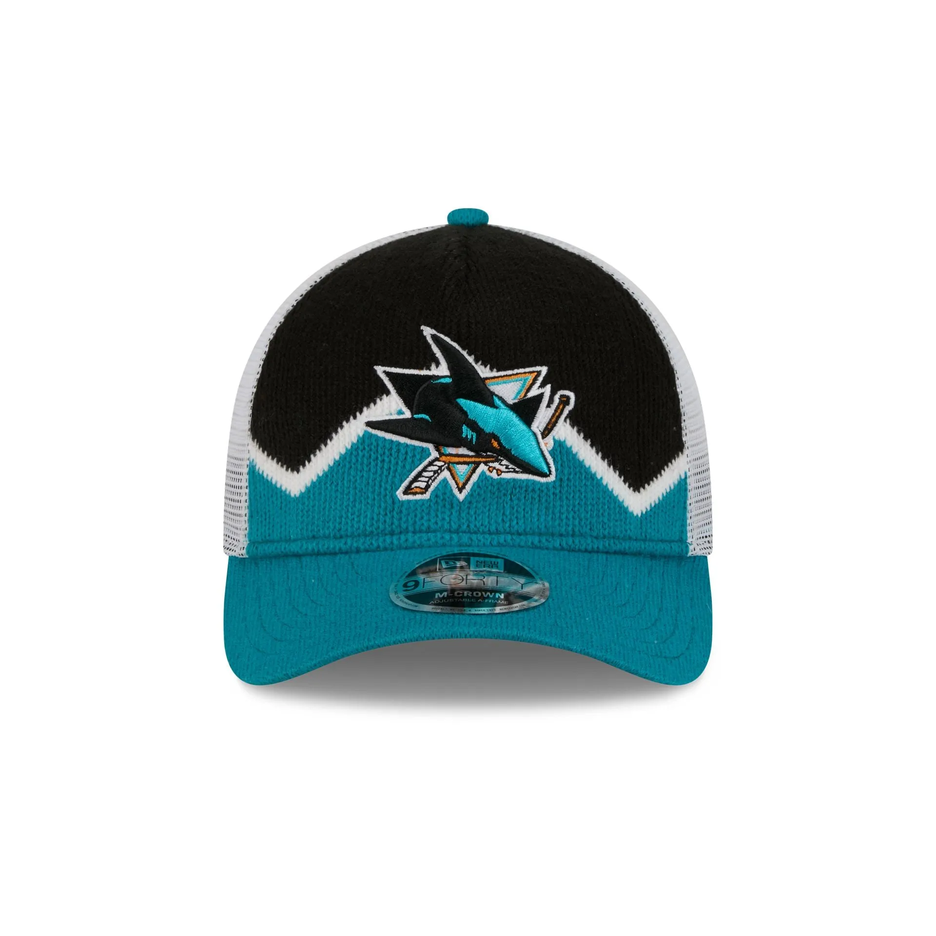 San Jose Sharks Sock 9FORTY M-Crown A-Frame Trucker Hat sold by New Era product image thumbnail 2