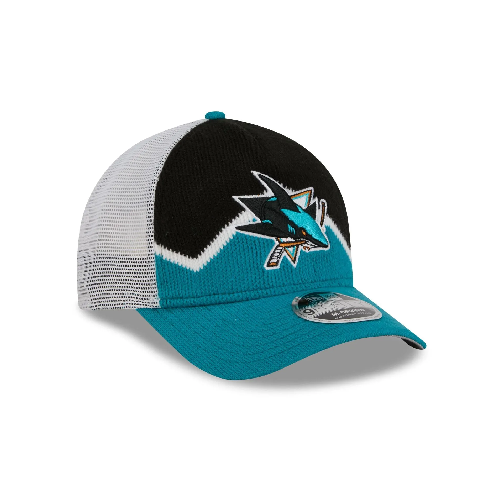 San Jose Sharks Sock 9FORTY M-Crown A-Frame Trucker Hat sold by New Era product image thumbnail 3