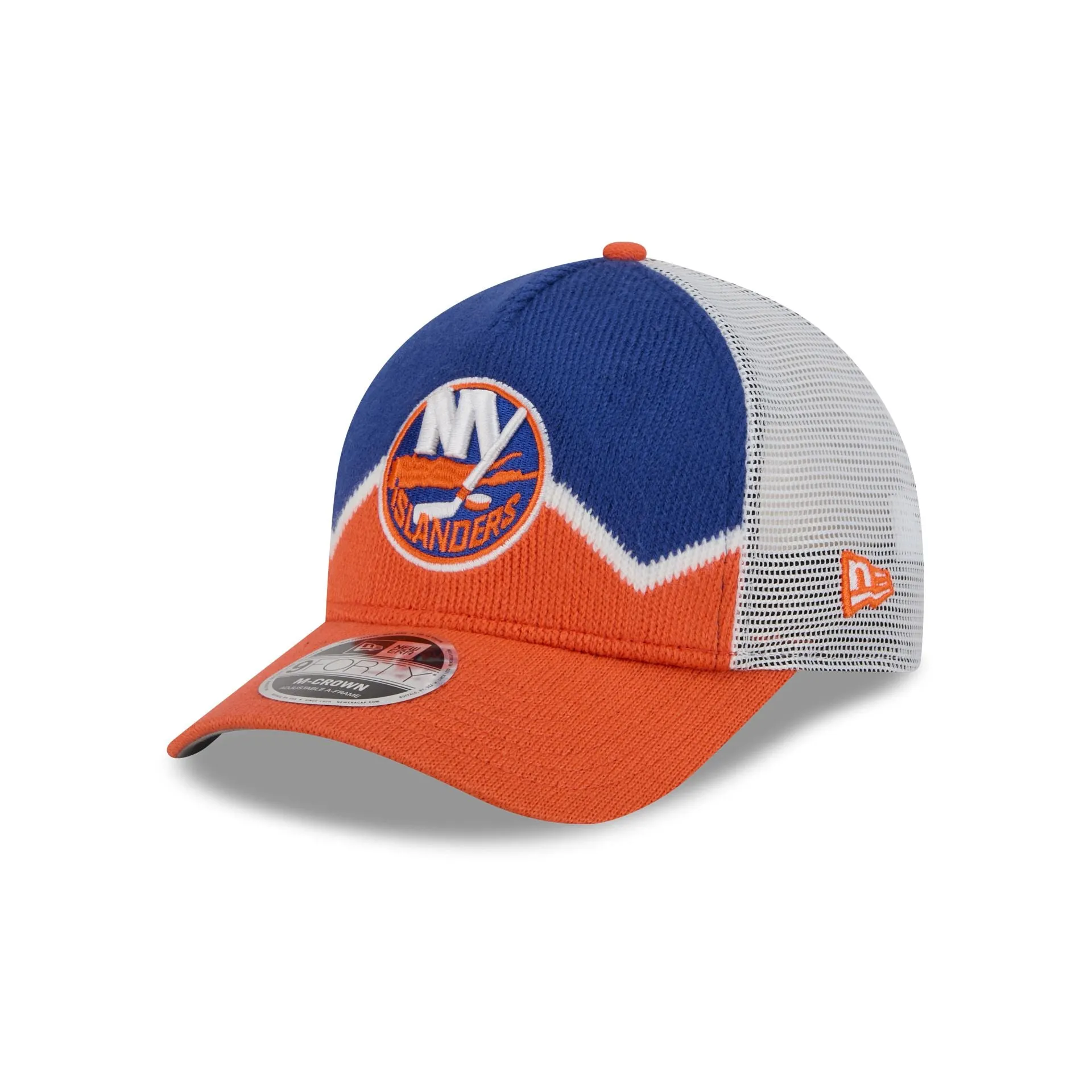 New York Islanders Sock 9FORTY M-Crown A-Frame Trucker Hat sold by New Era