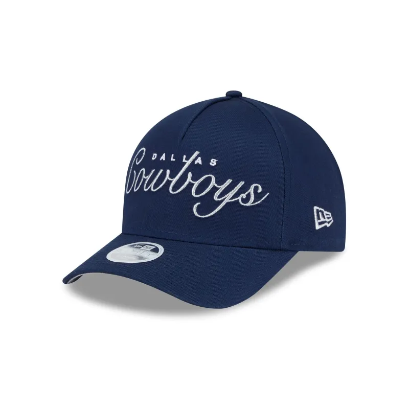 Dallas Cowboys Metallic Women's 9FORTY M-Crown A-Frame Snapback Hat sold by New Era