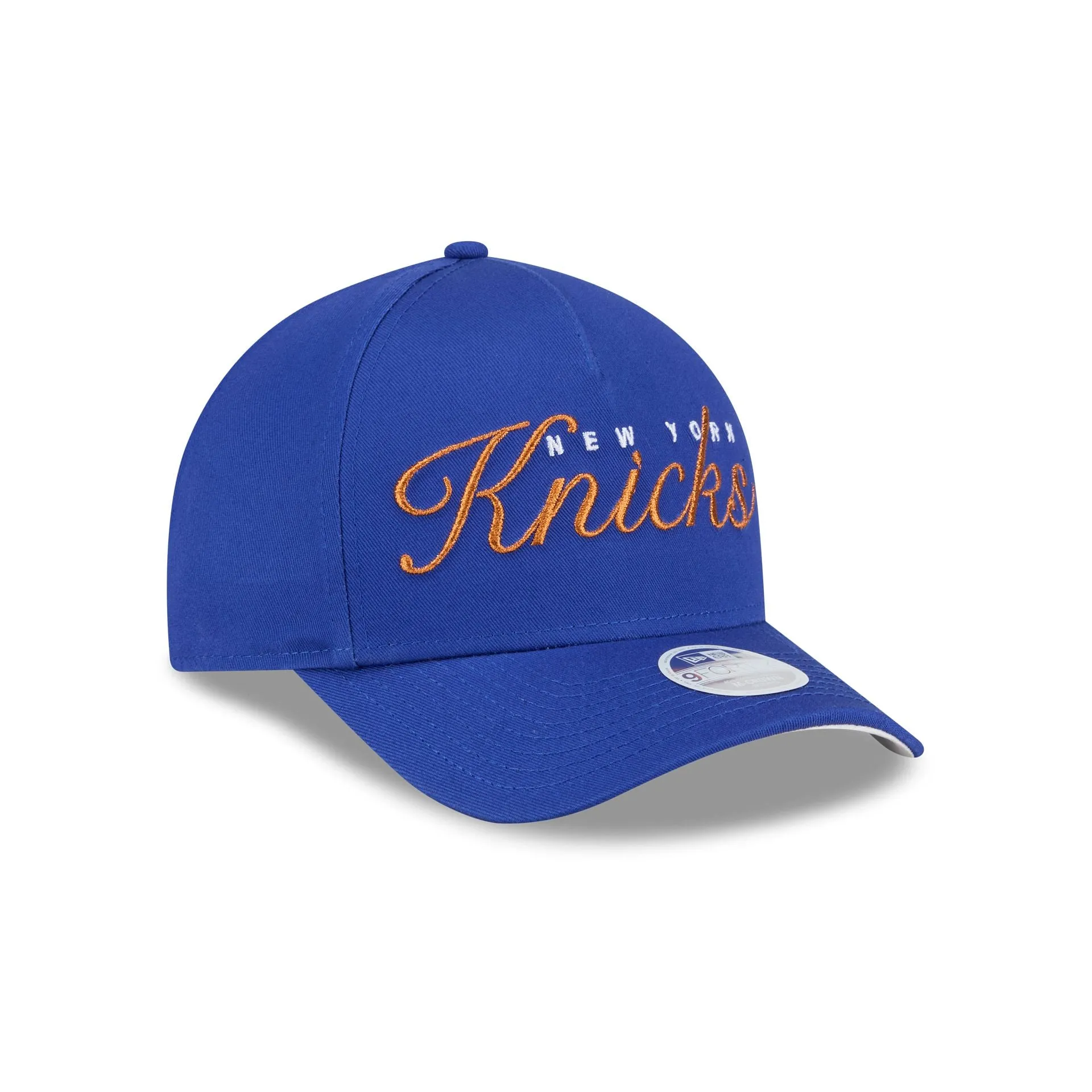 New York Knicks Metallic Women's 9FORTY M-Crown A-Frame Snapback Hat sold by New Era product image thumbnail 3