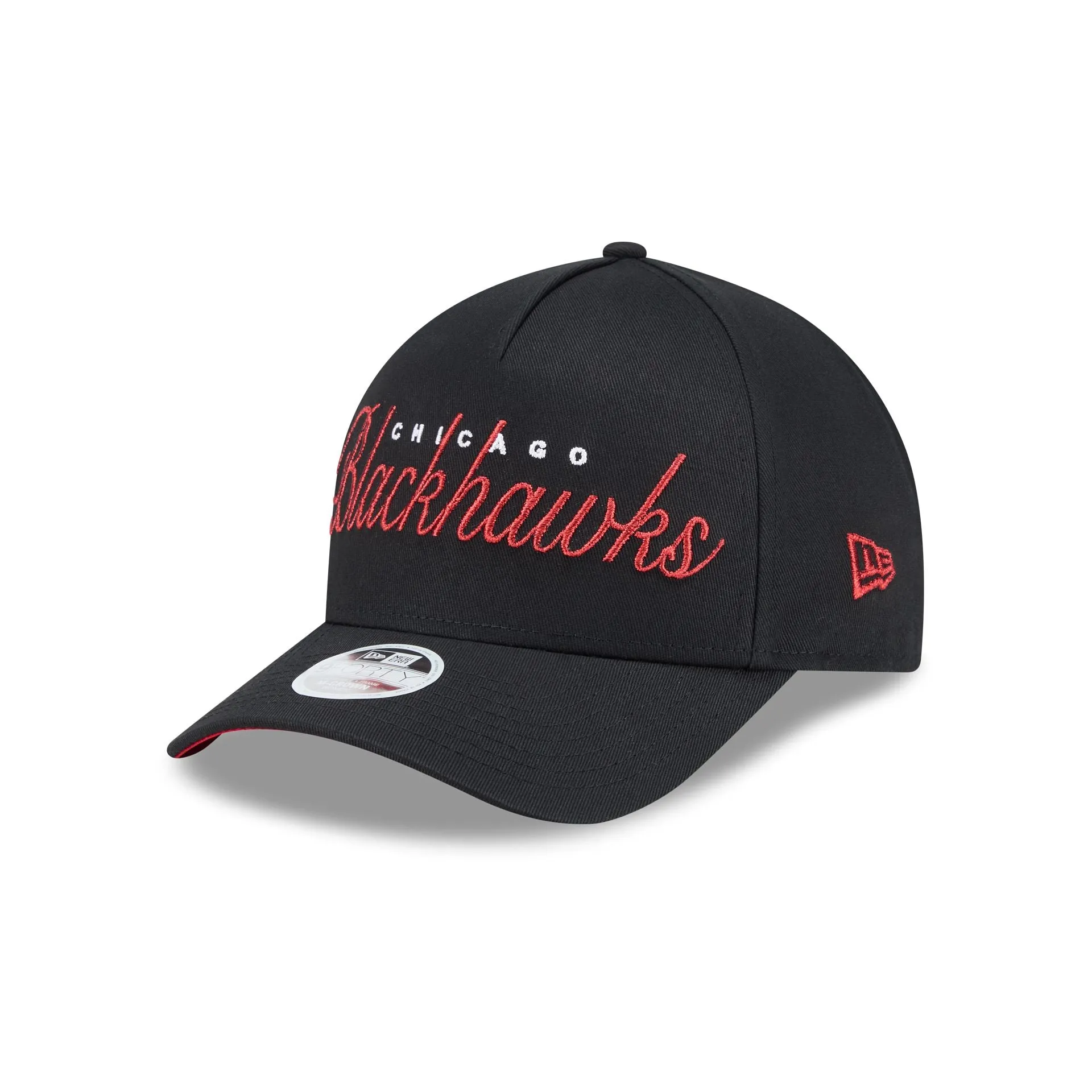 Chicago Blackhawks Metallic Women's 9FORTY M-Crown A-Frame Snapback Hat sold by New Era