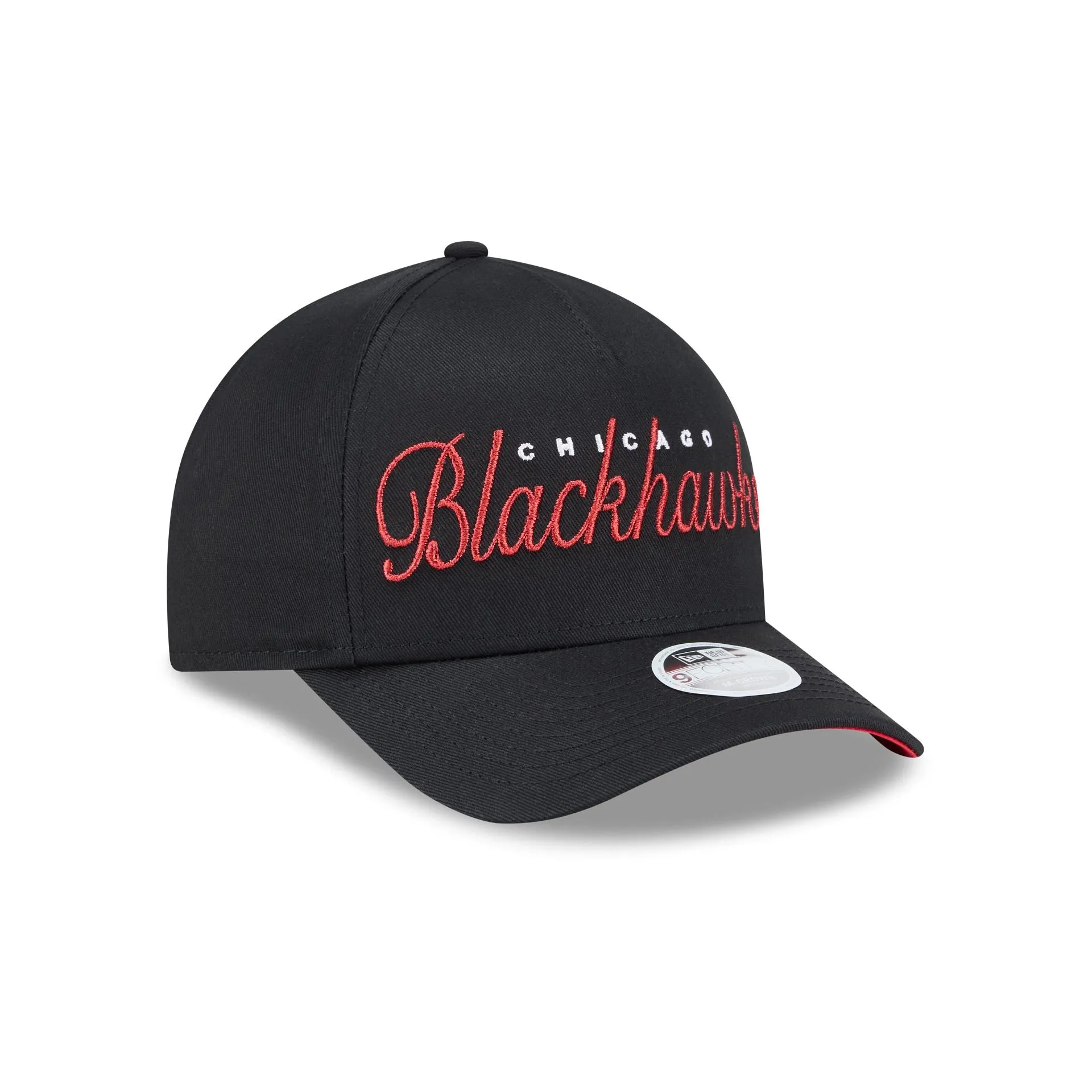 Chicago Blackhawks Metallic Women's 9FORTY M-Crown A-Frame Snapback Hat sold by New Era product image thumbnail 3