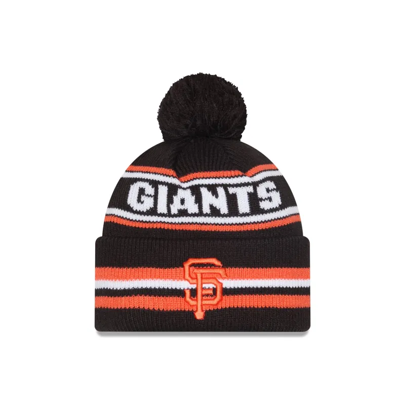 San Francisco Giants Classic Pom Knit Hat sold by New Era