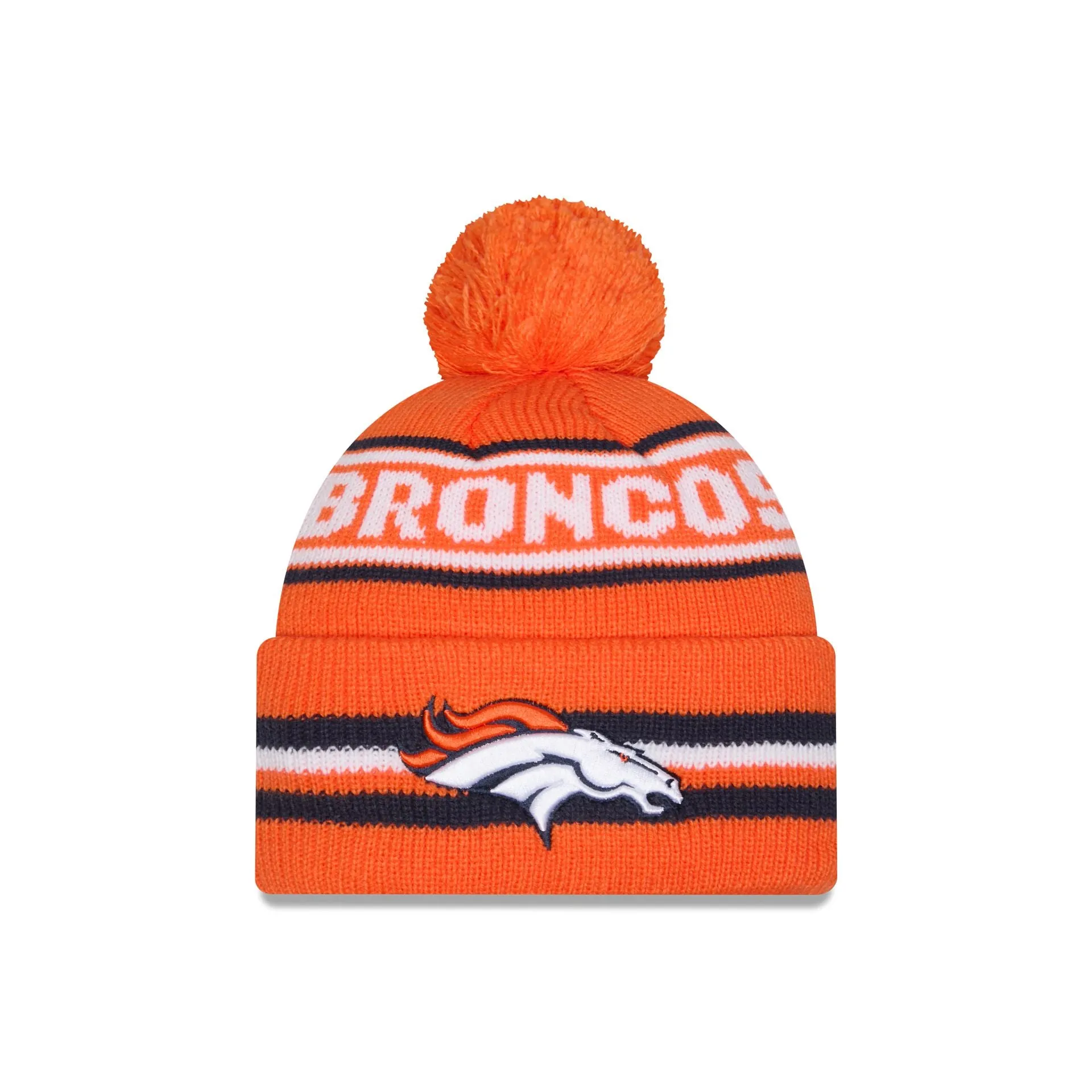 Denver Broncos Classic Pom Knit Hat sold by New Era