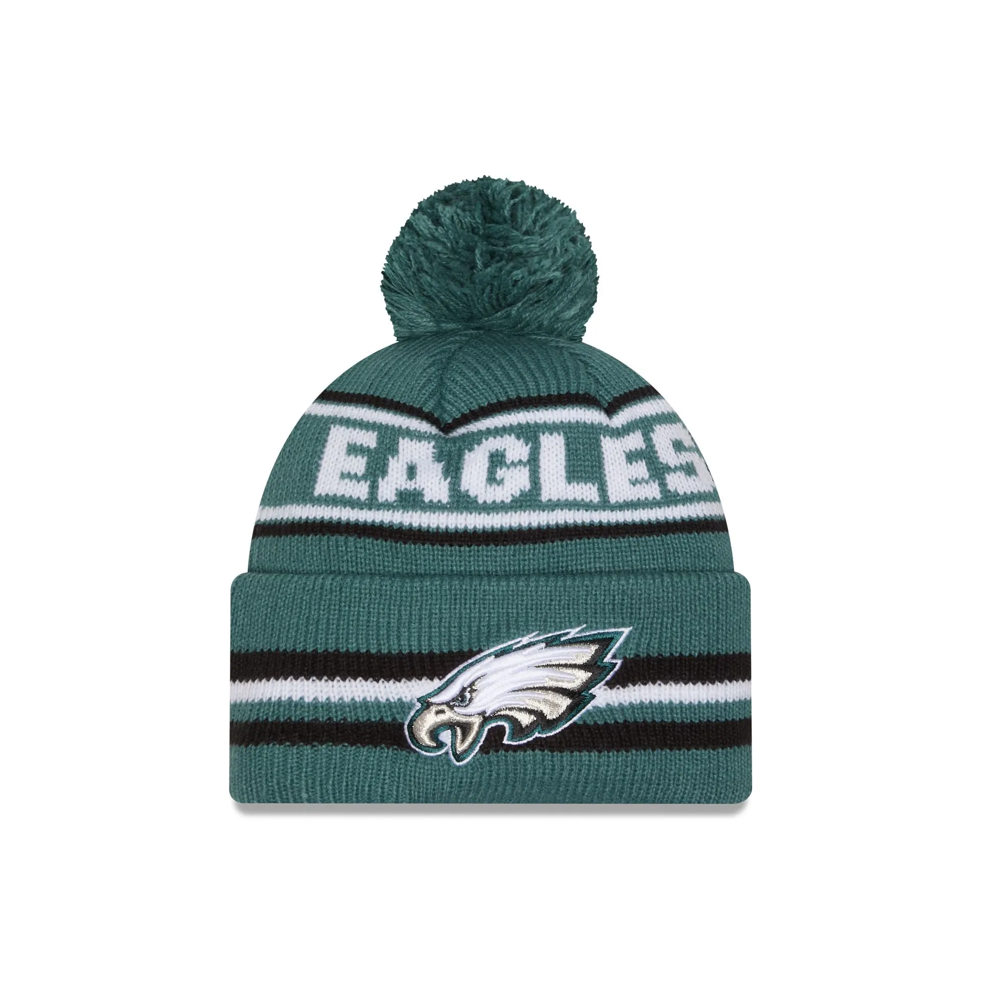 Philadelphia Eagles Classic Pom Knit Hat sold by New Era