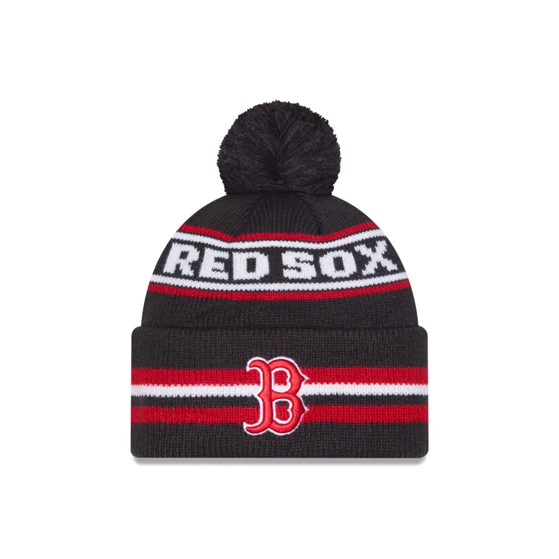 Boston Red Sox Classic Pom Knit Hat sold by New Era