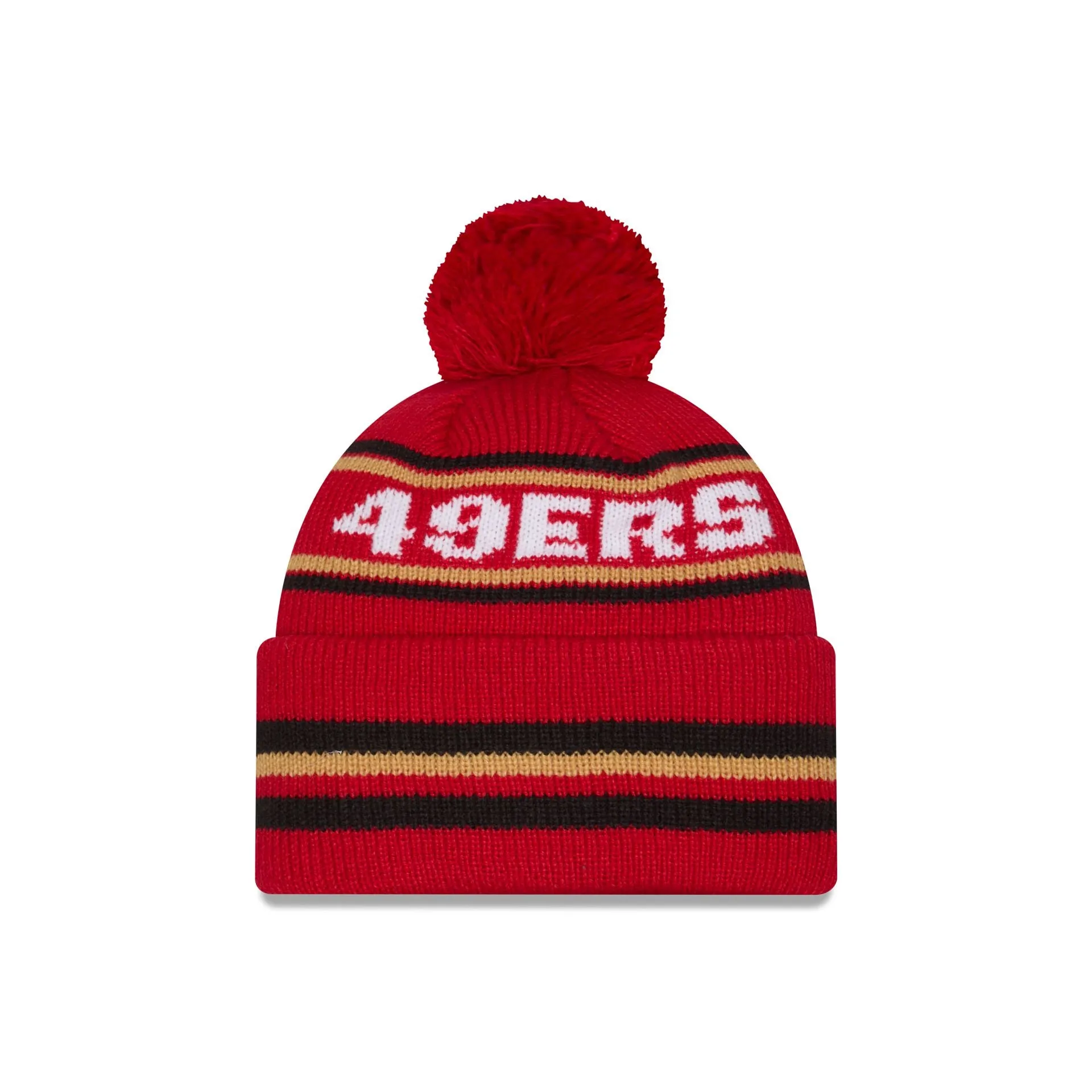 San Francisco 49ers Classic Pom Knit Hat sold by New Era product image thumbnail 3