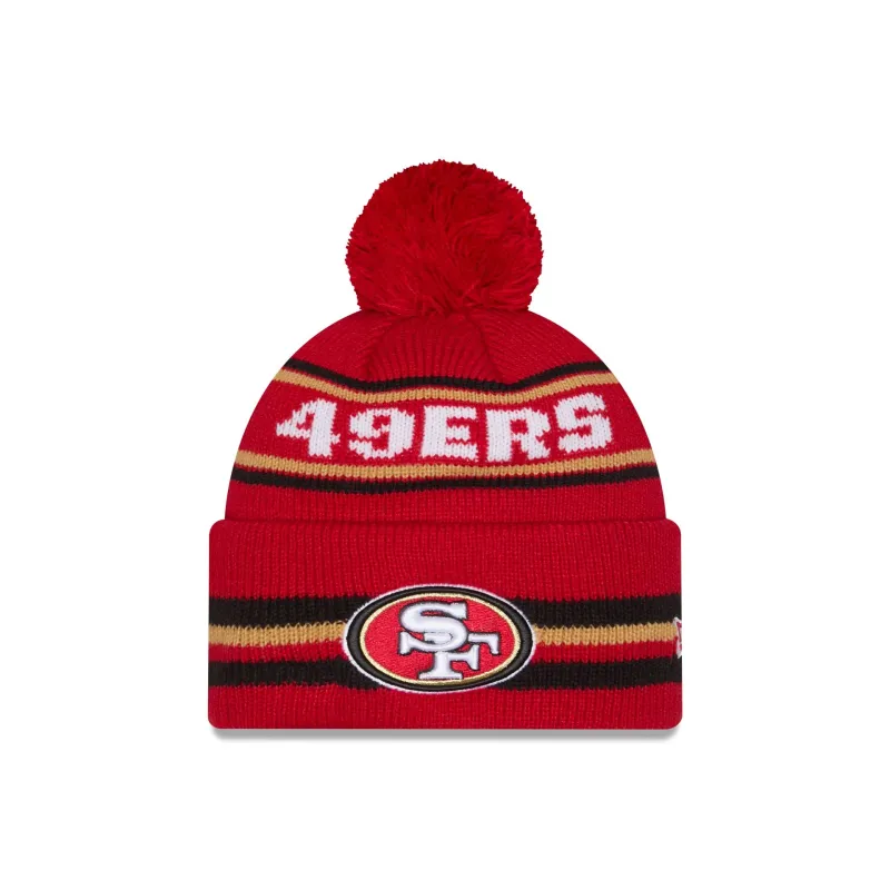 San Francisco 49ers Classic Pom Knit Hat sold by New Era