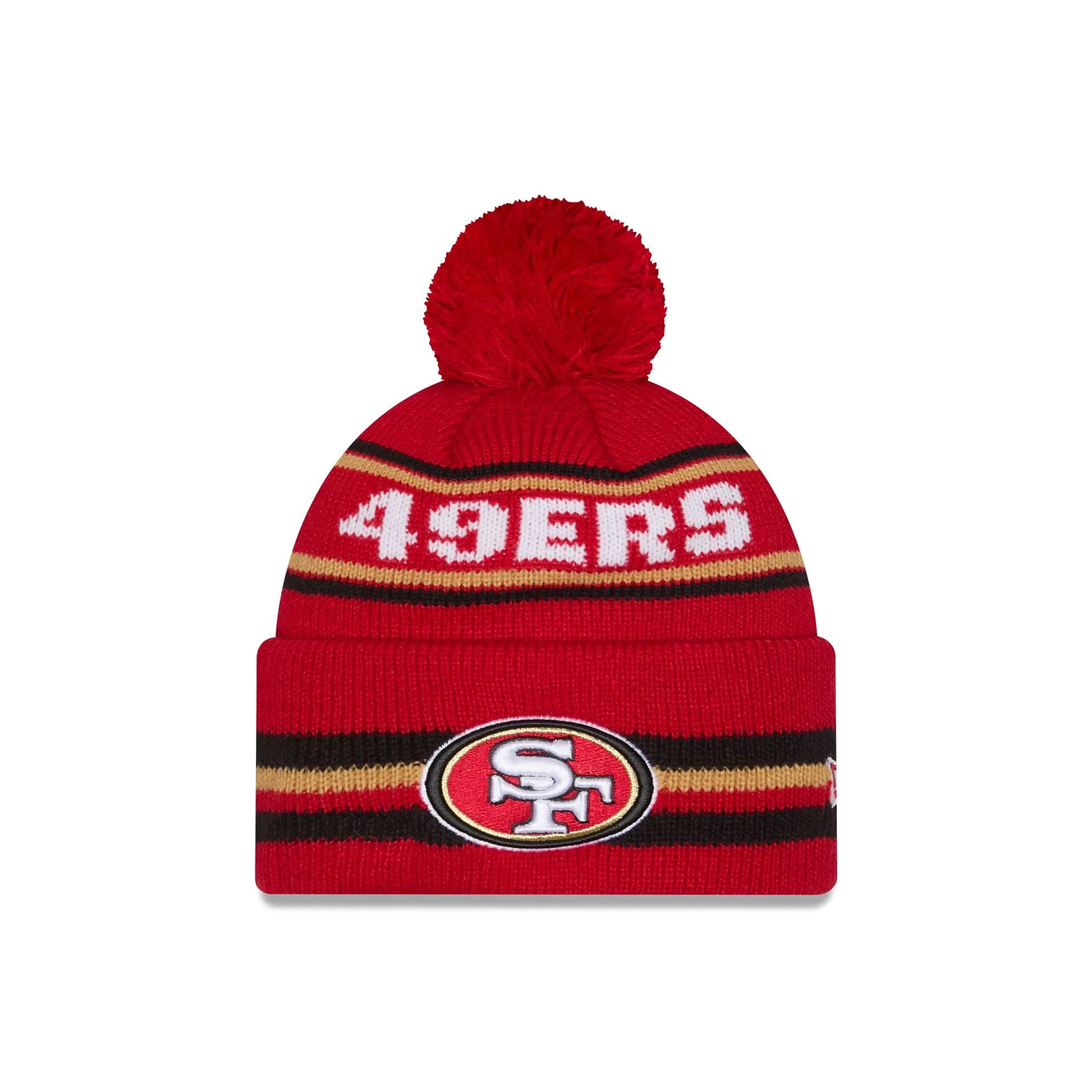San Francisco 49ers Classic Pom Knit Hat sold by New Era