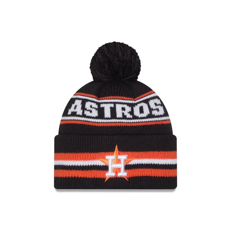 Houston Astros Classic Pom Knit Hat sold by New Era