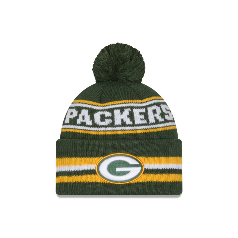 Green Bay Packers Classic Pom Knit Hat sold by New Era