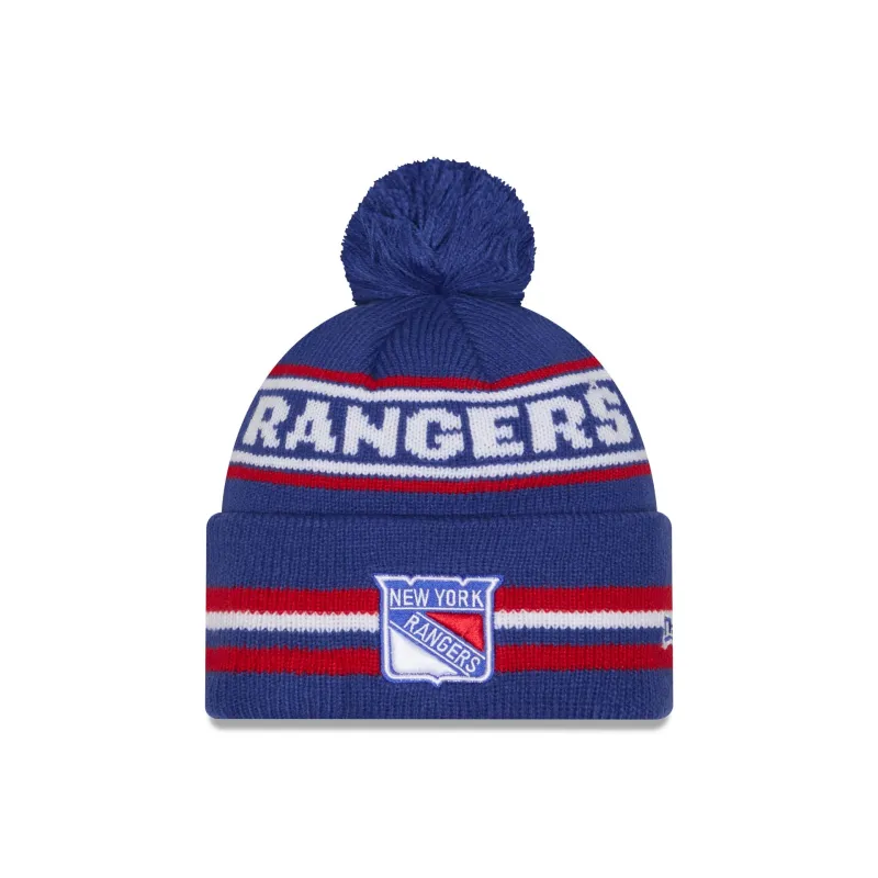 New York Rangers Classic Pom Knit Hat sold by New Era