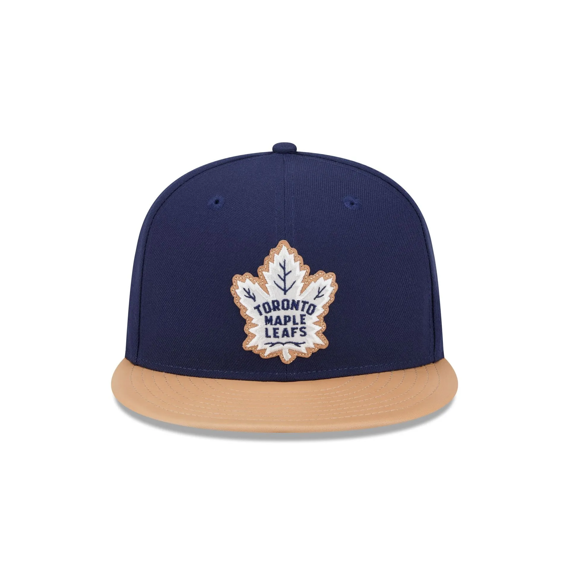 Toronto Maple Leafs Leather Visor 59FIFTY Fitted Hat sold by New Era product image thumbnail 2