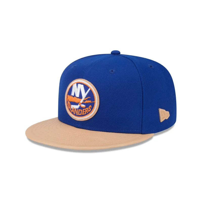 New York Islanders Leather Visor 59FIFTY Fitted Hat sold by New Era
