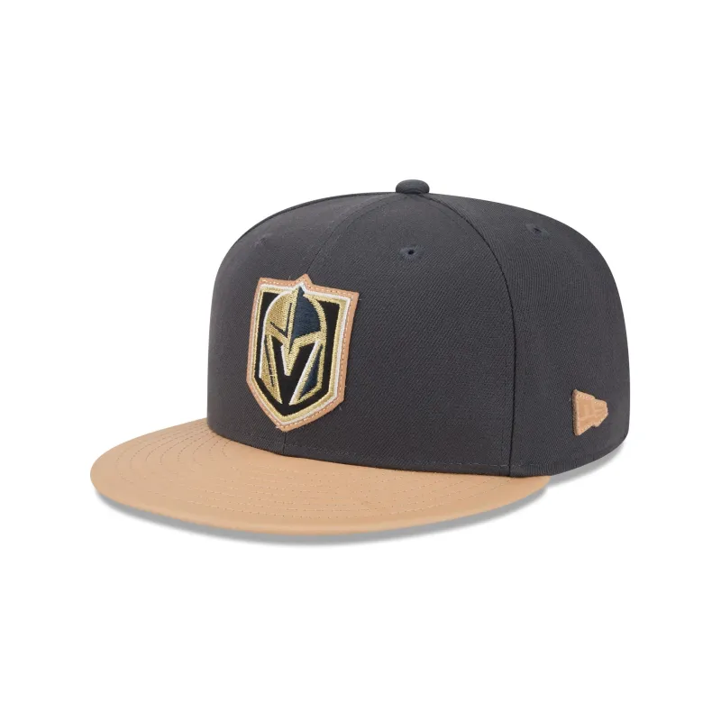 Vegas Golden Knights Leather Visor 59FIFTY Fitted Hat sold by New Era