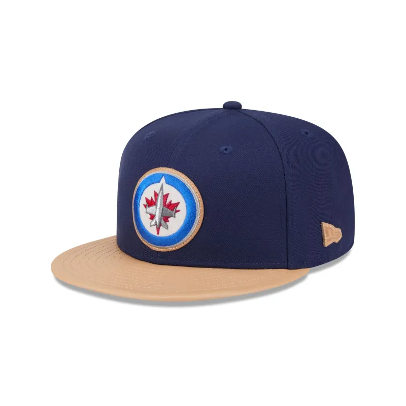 Winnipeg Jets Leather Visor 59FIFTY Fitted Hat sold by New Era