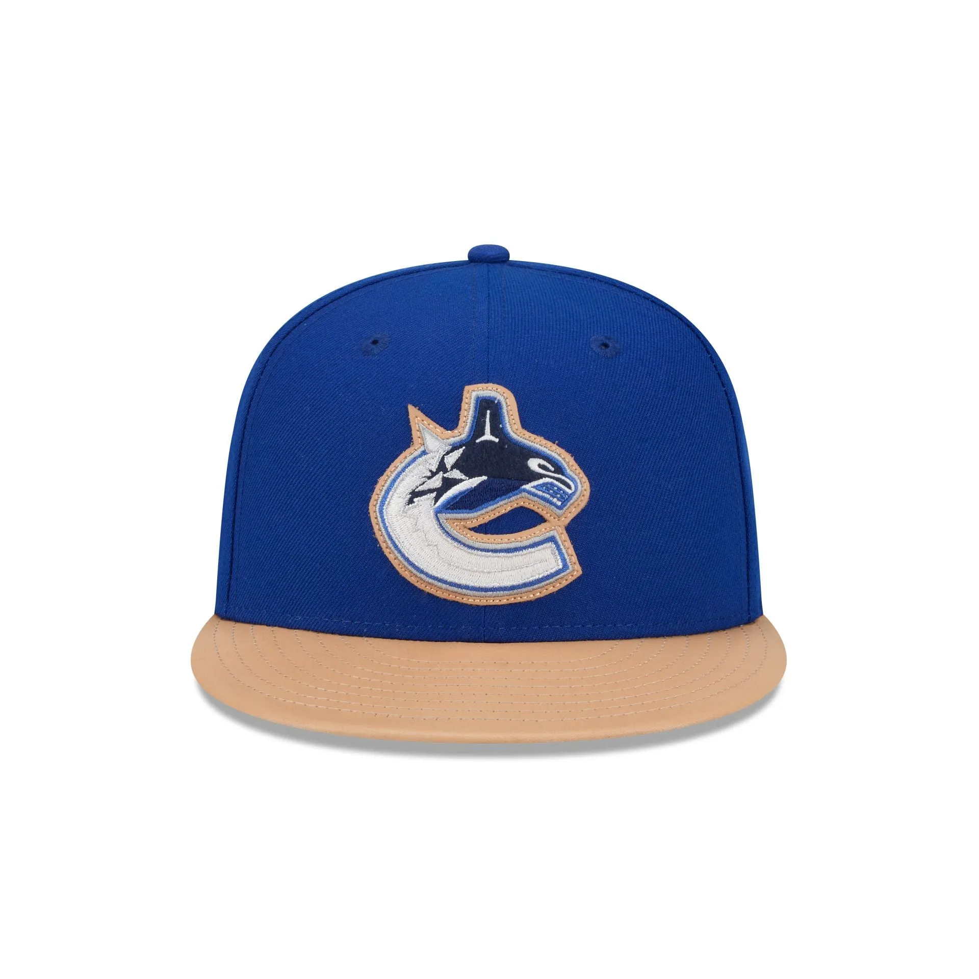 Vancouver Canucks Leather Visor 59FIFTY Fitted Hat sold by New Era product image thumbnail 2
