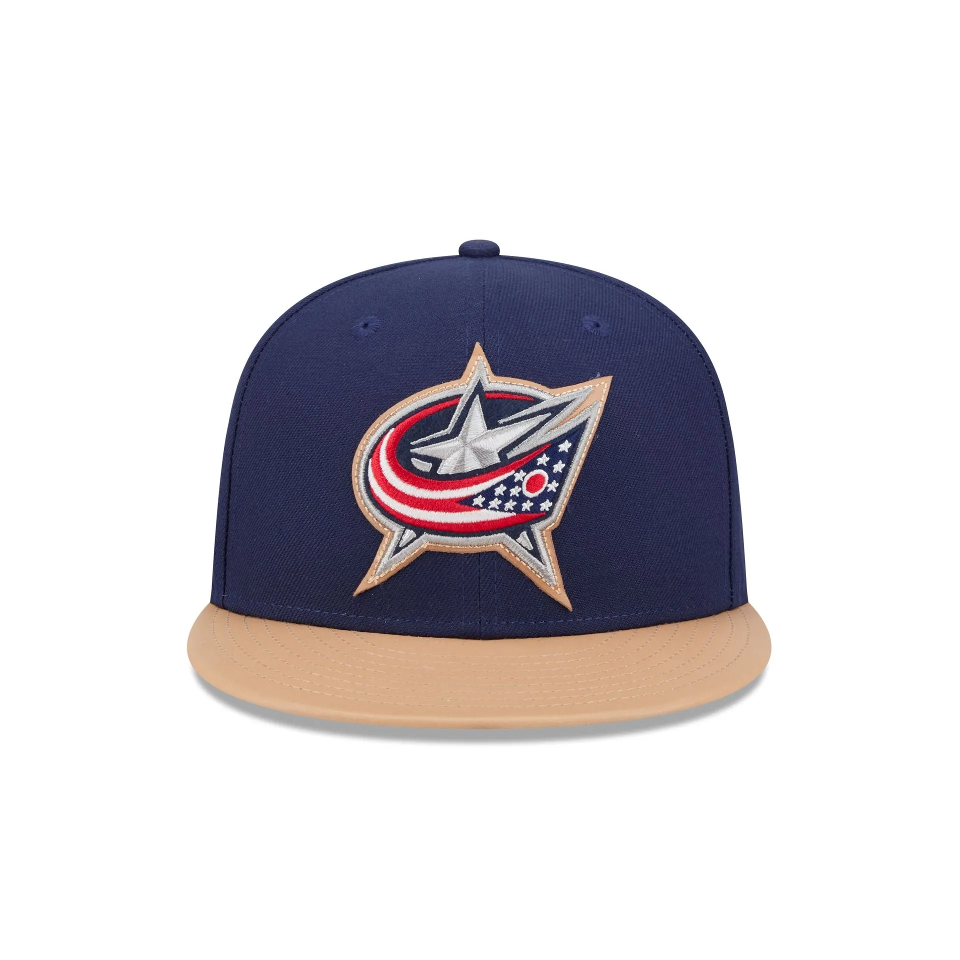 Columbus Blue Jackets Leather Visor 59FIFTY Fitted Hat sold by New Era product image thumbnail 2