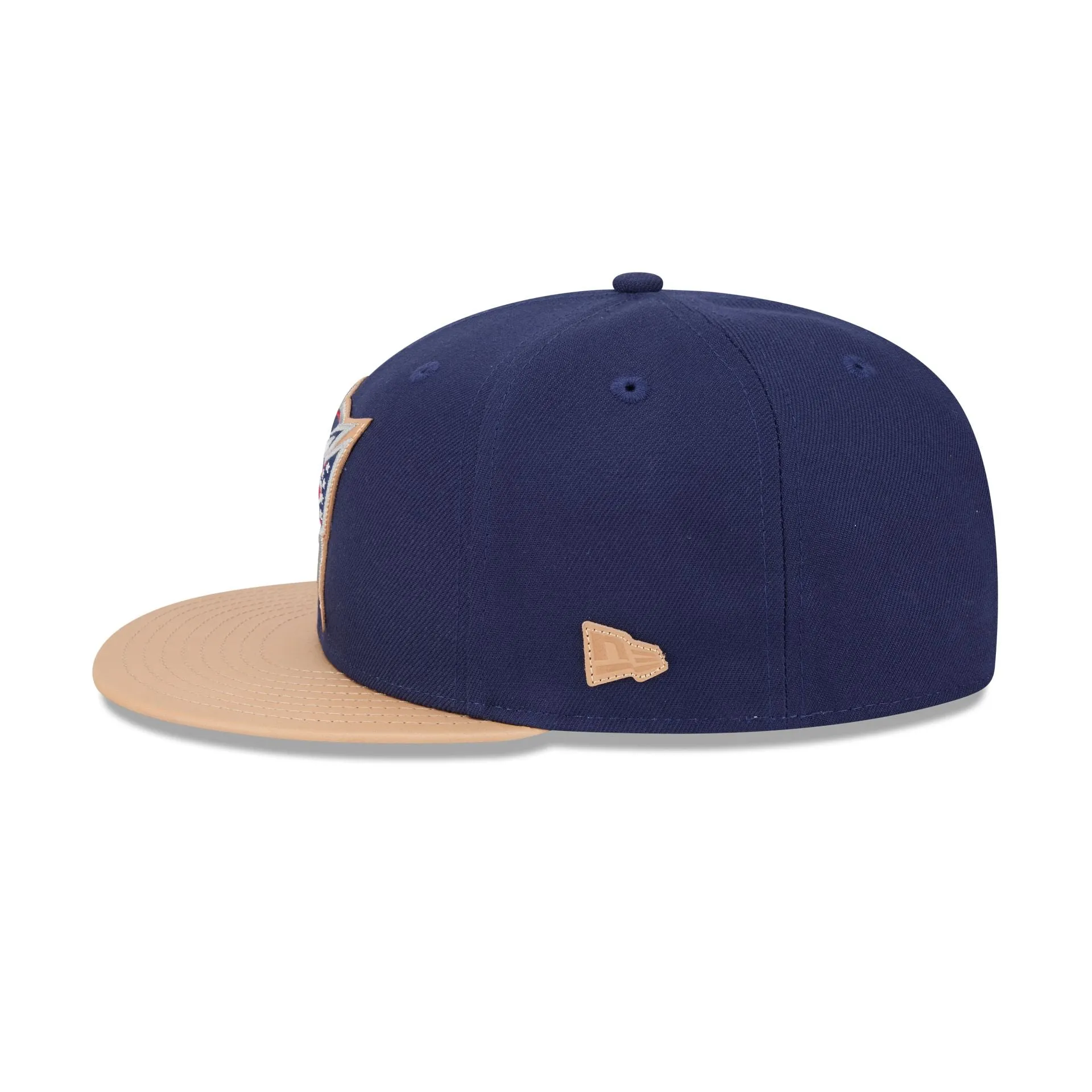 Columbus Blue Jackets Leather Visor 59FIFTY Fitted Hat sold by New Era product image thumbnail 4