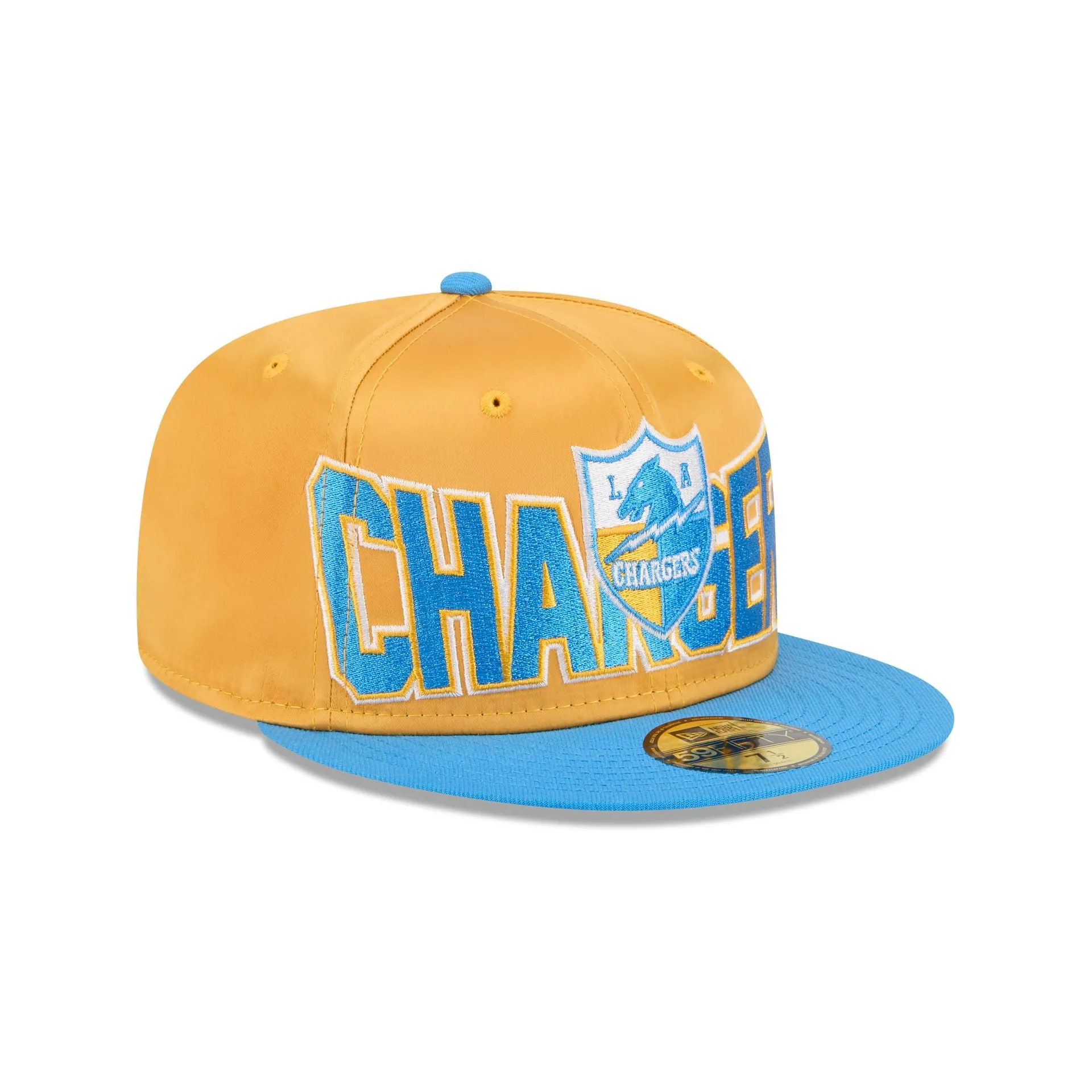 Los Angeles Chargers Bold Satin 59FIFTY Fitted Hat sold by New Era product image thumbnail 3