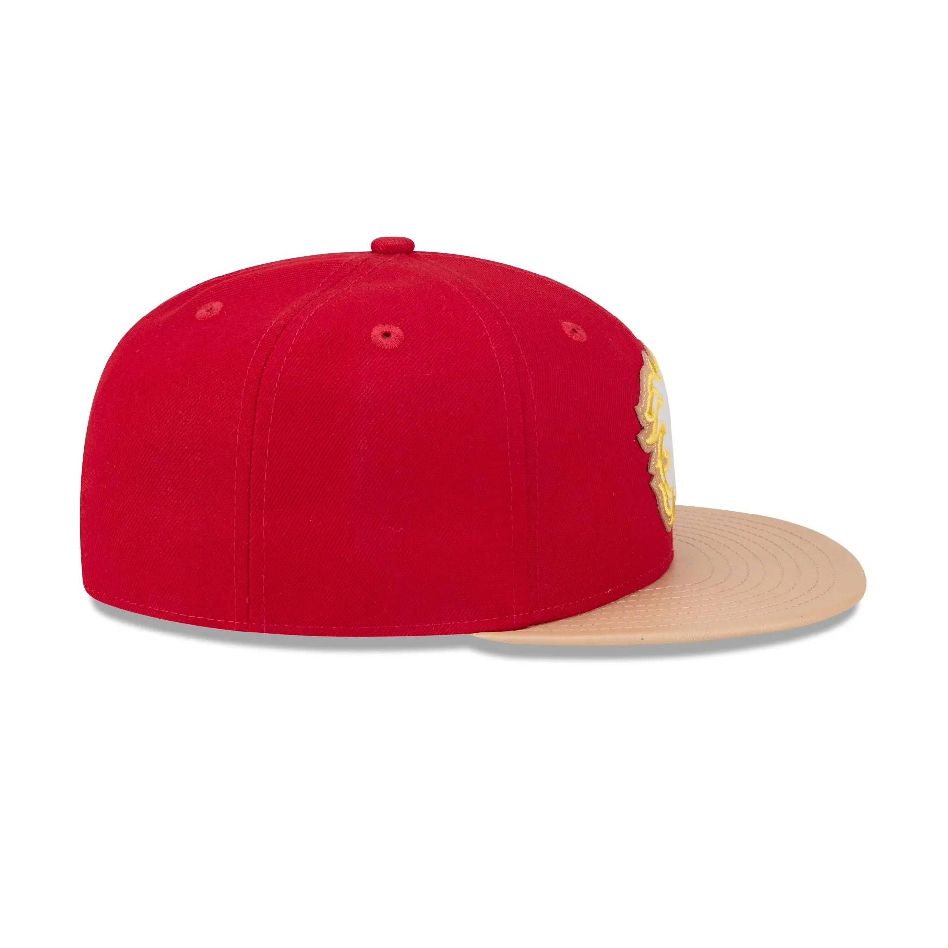 Calgary Flames Leather Visor 59FIFTY Fitted Hat sold by New Era product image thumbnail 5