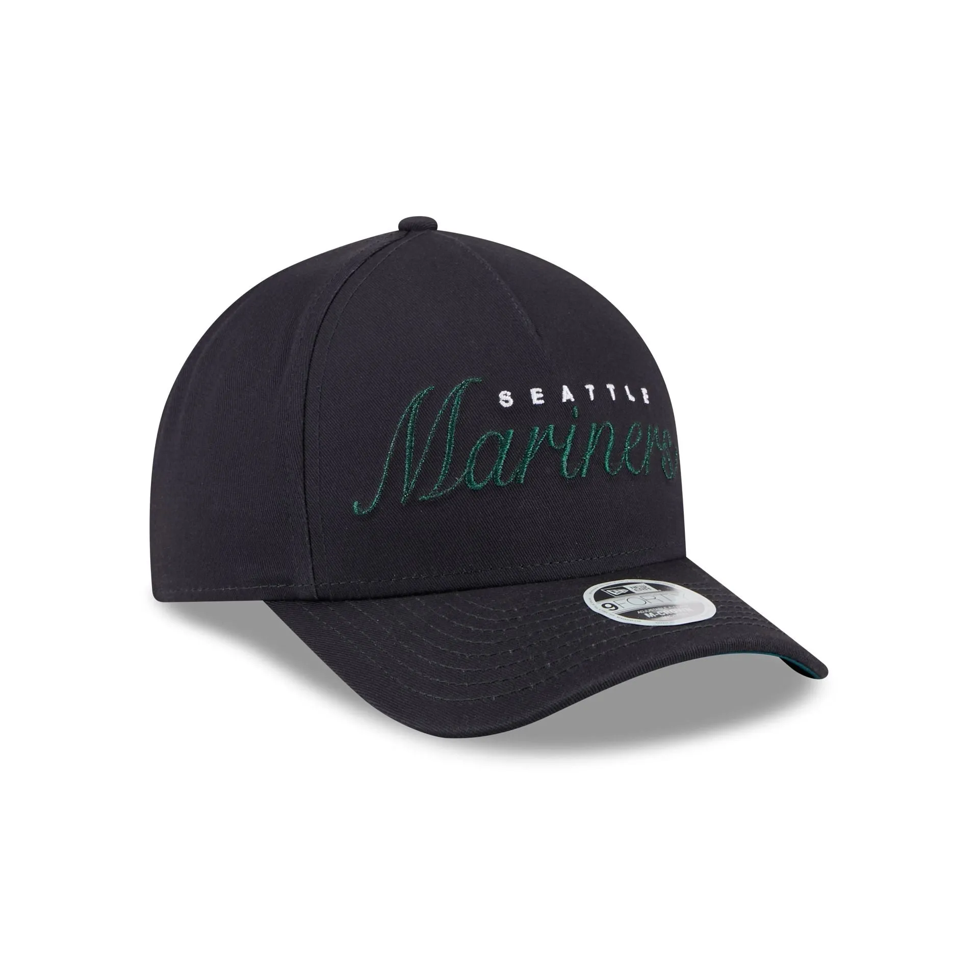 Seattle Mariners Metallic Women's 9FORTY M-Crown A-Frame Snapback Hat sold by New Era product image thumbnail 3