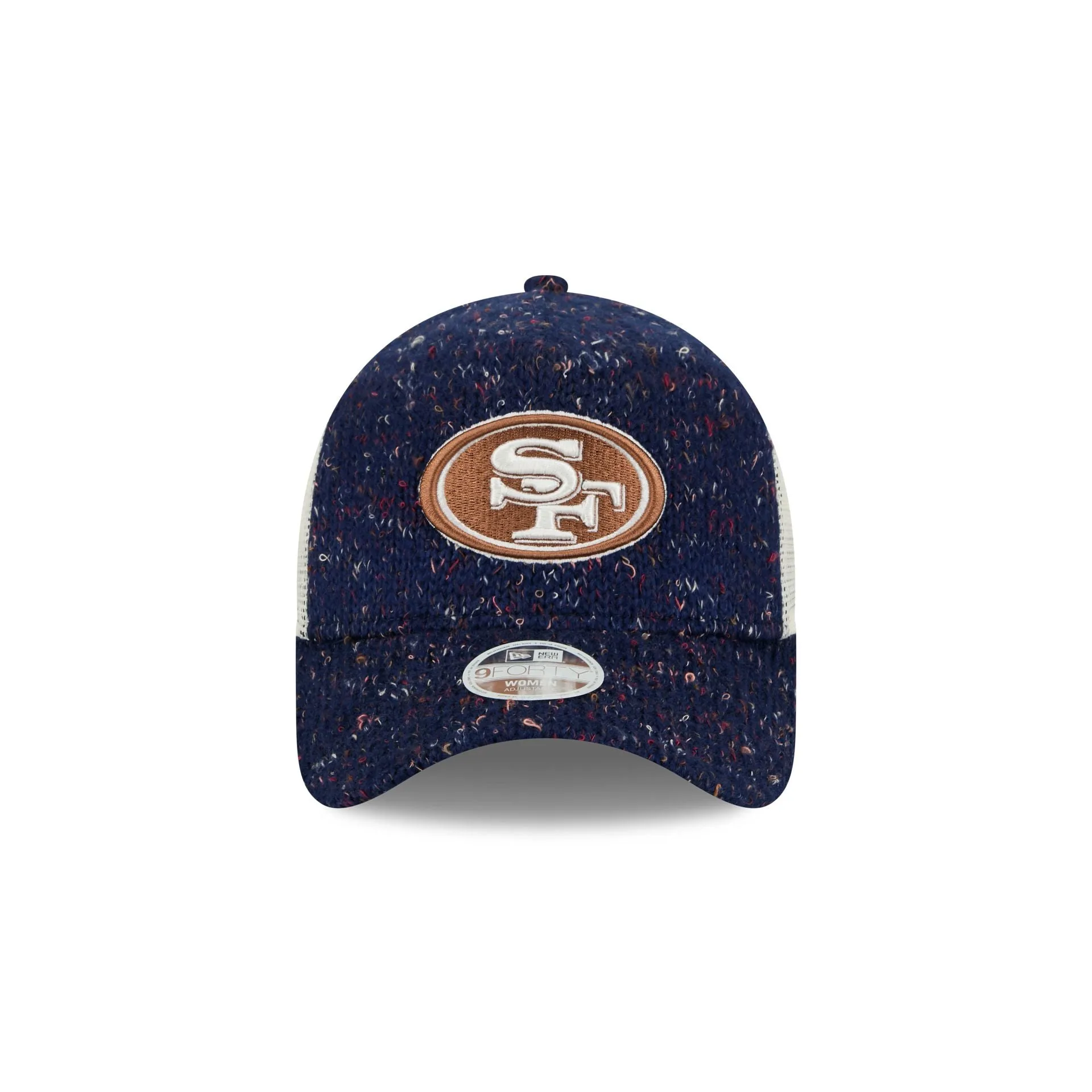 San Francisco 49ers Knit Women's 9FORTY A-Frame Trucker Hat sold by New Era product image thumbnail 2