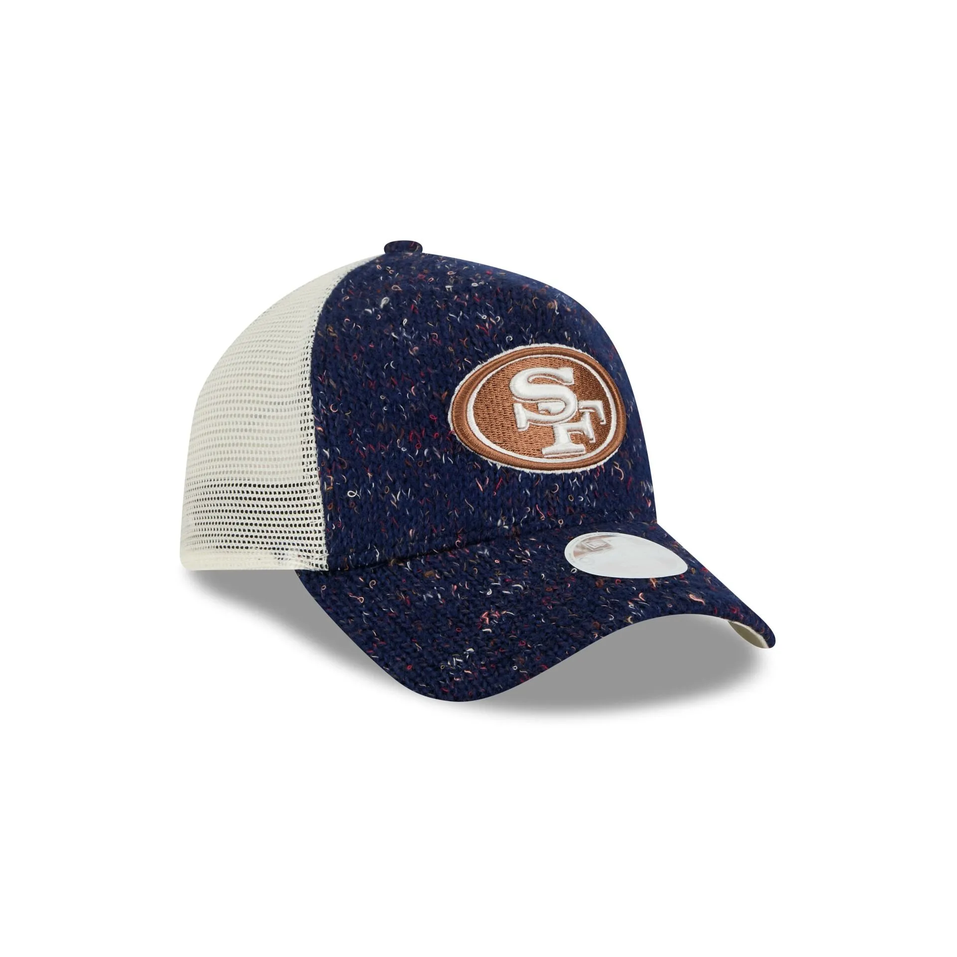 San Francisco 49ers Knit Women's 9FORTY A-Frame Trucker Hat sold by New Era product image thumbnail 3