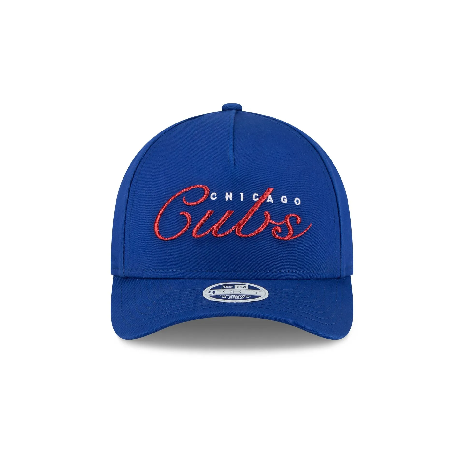 Chicago Cubs Metallic Women's 9FORTY M-Crown A-Frame Snapback Hat sold by New Era product image thumbnail 2