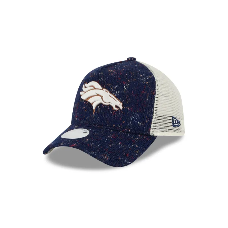 Denver Broncos Knit Women's 9FORTY A-Frame Trucker Hat sold by New Era