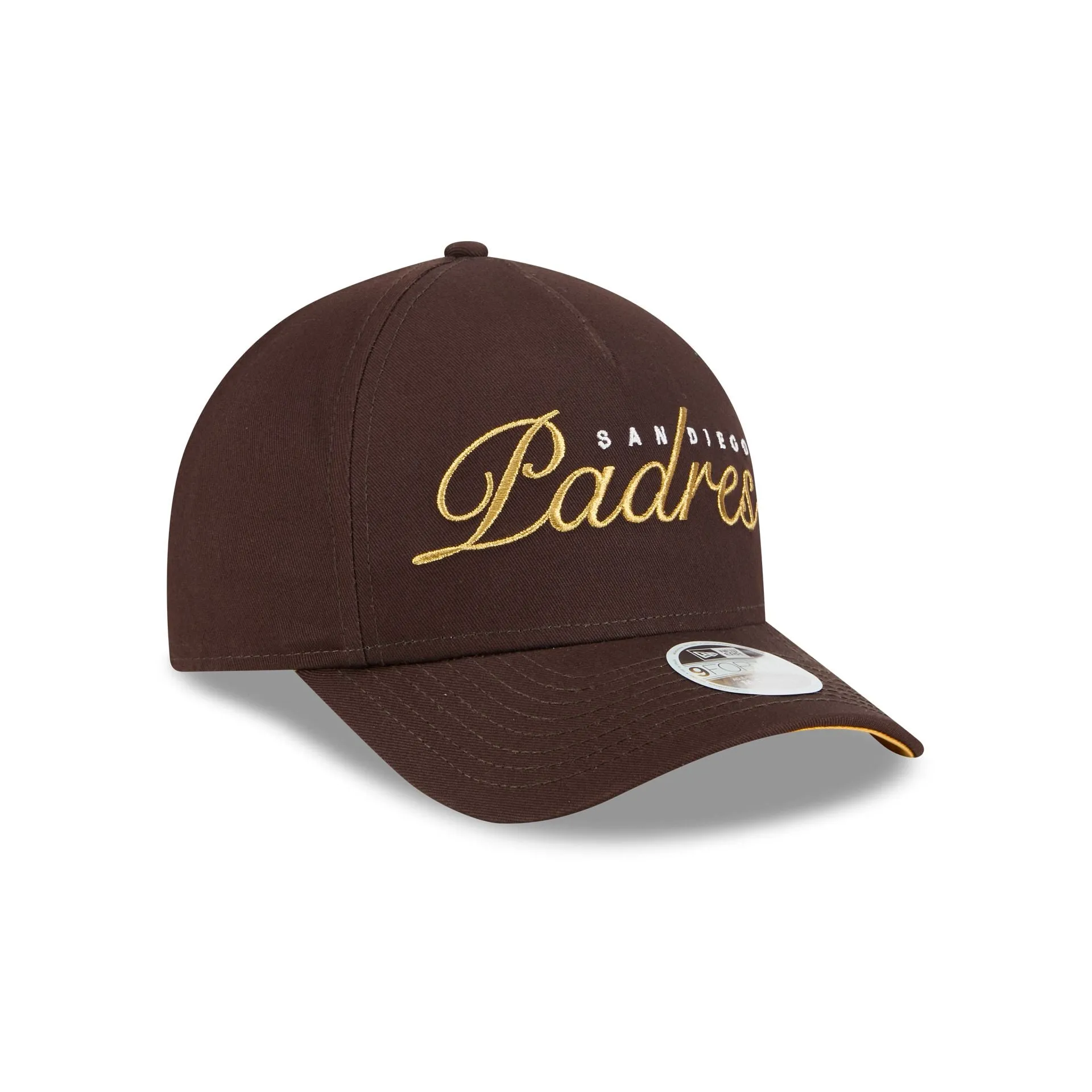San Diego Padres Metallic Women's 9FORTY M-Crown A-Frame Snapback Hat sold by New Era product image thumbnail 3