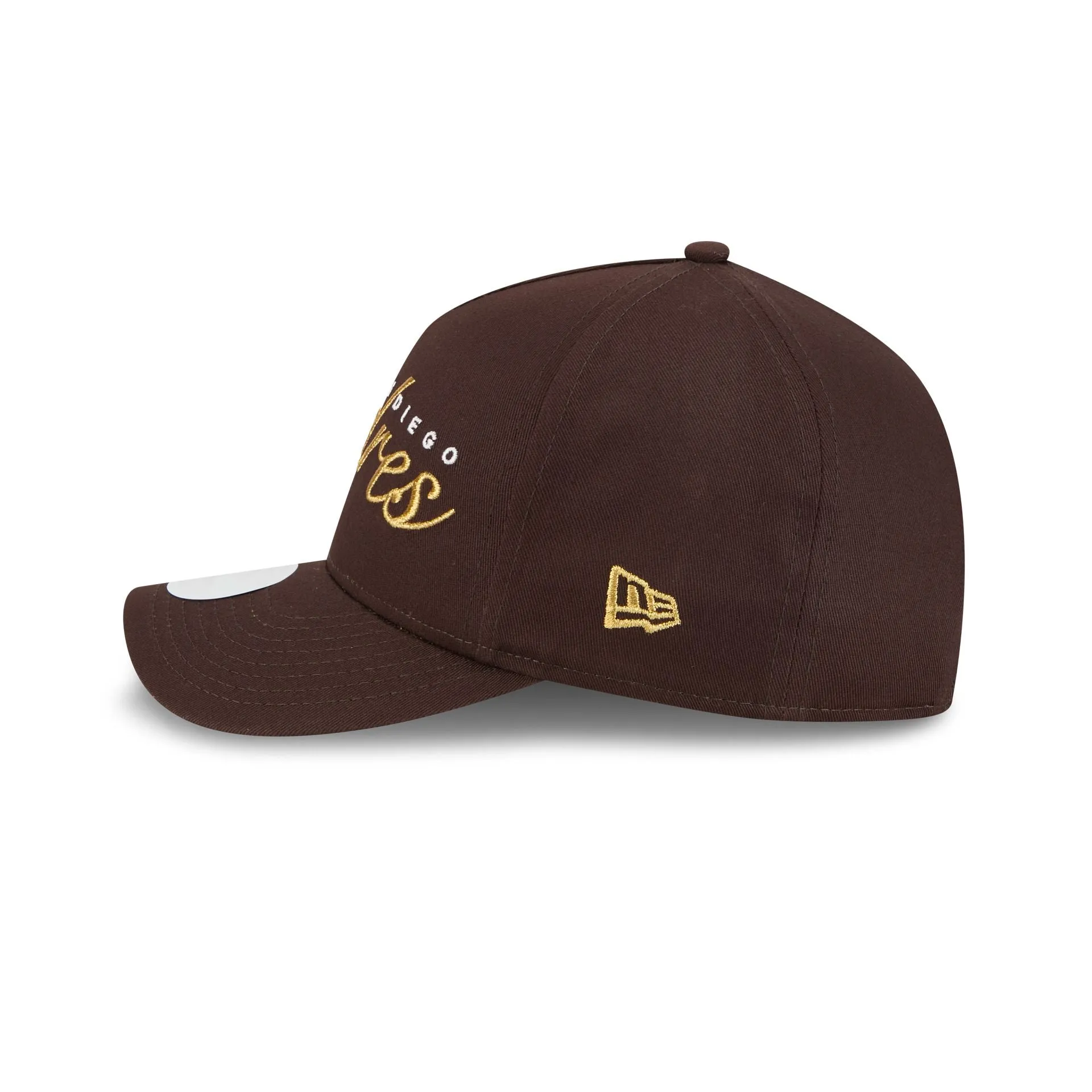 San Diego Padres Metallic Women's 9FORTY M-Crown A-Frame Snapback Hat sold by New Era product image thumbnail 4