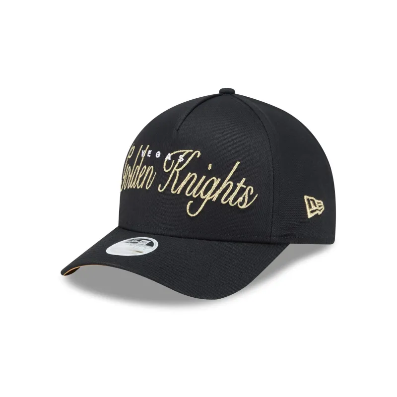 Vegas Golden Knights Metallic Women's 9FORTY M-Crown A-Frame Snapback Hat sold by New Era