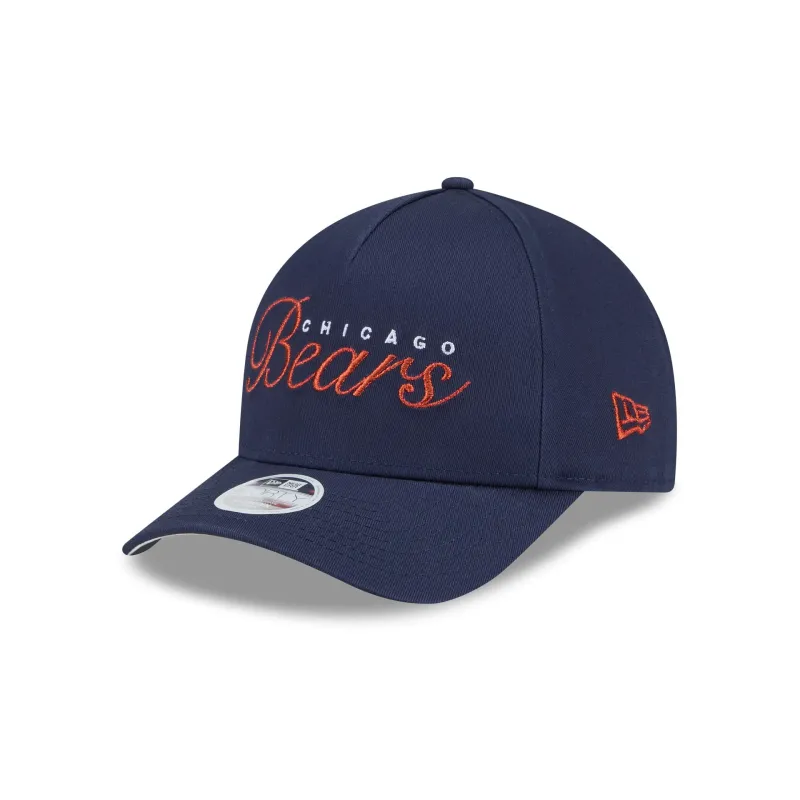 Chicago Bears Metallic Women's 9FORTY M-Crown A-Frame Snapback Hat sold by New Era