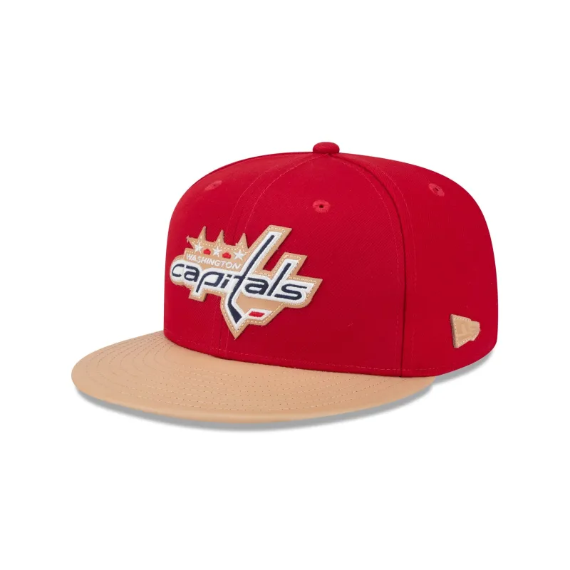 Washington Capitals Leather Visor 59FIFTY Fitted Hat sold by New Era