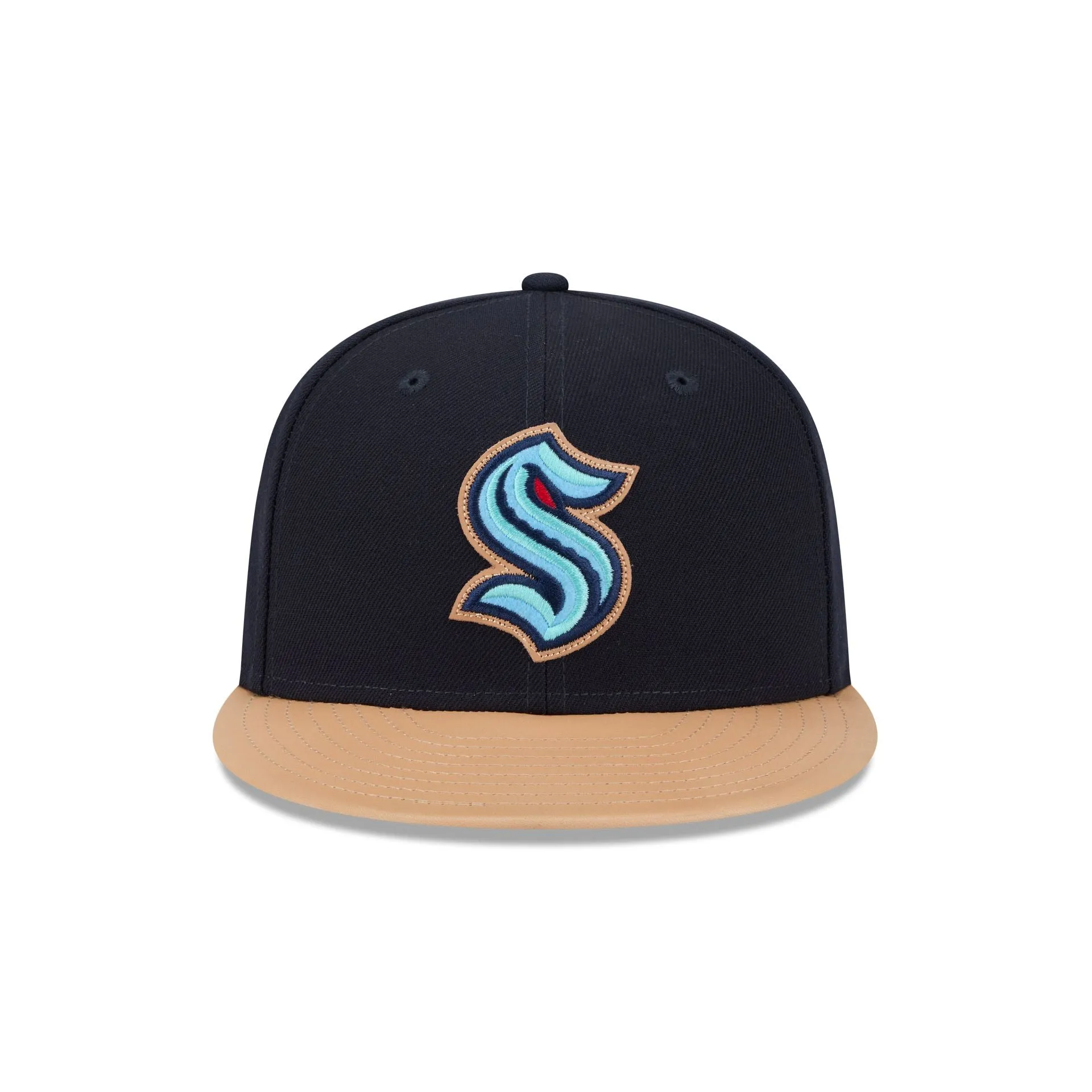 Seattle Kraken Leather Visor 59FIFTY Fitted Hat sold by New Era product image thumbnail 2
