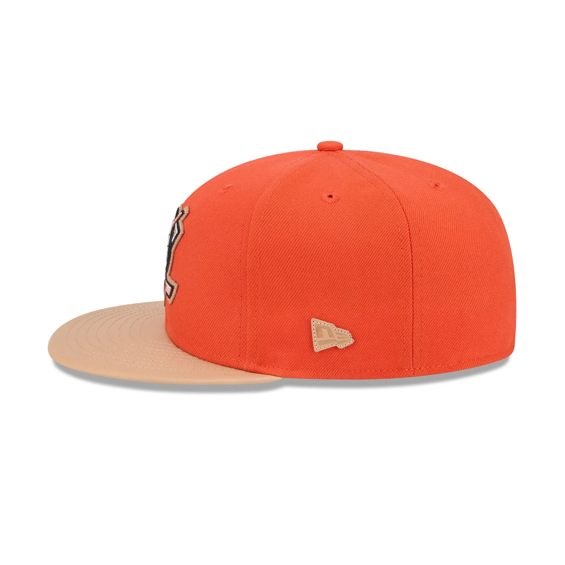Anaheim Ducks Leather Visor 59FIFTY Fitted Hat sold by New Era product image thumbnail 4