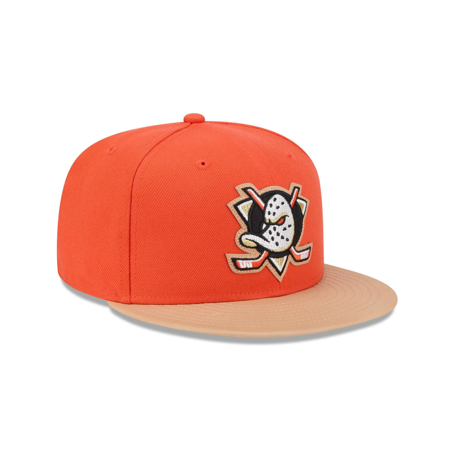 Anaheim Ducks Leather Visor 59FIFTY Fitted Hat sold by New Era product image thumbnail 3