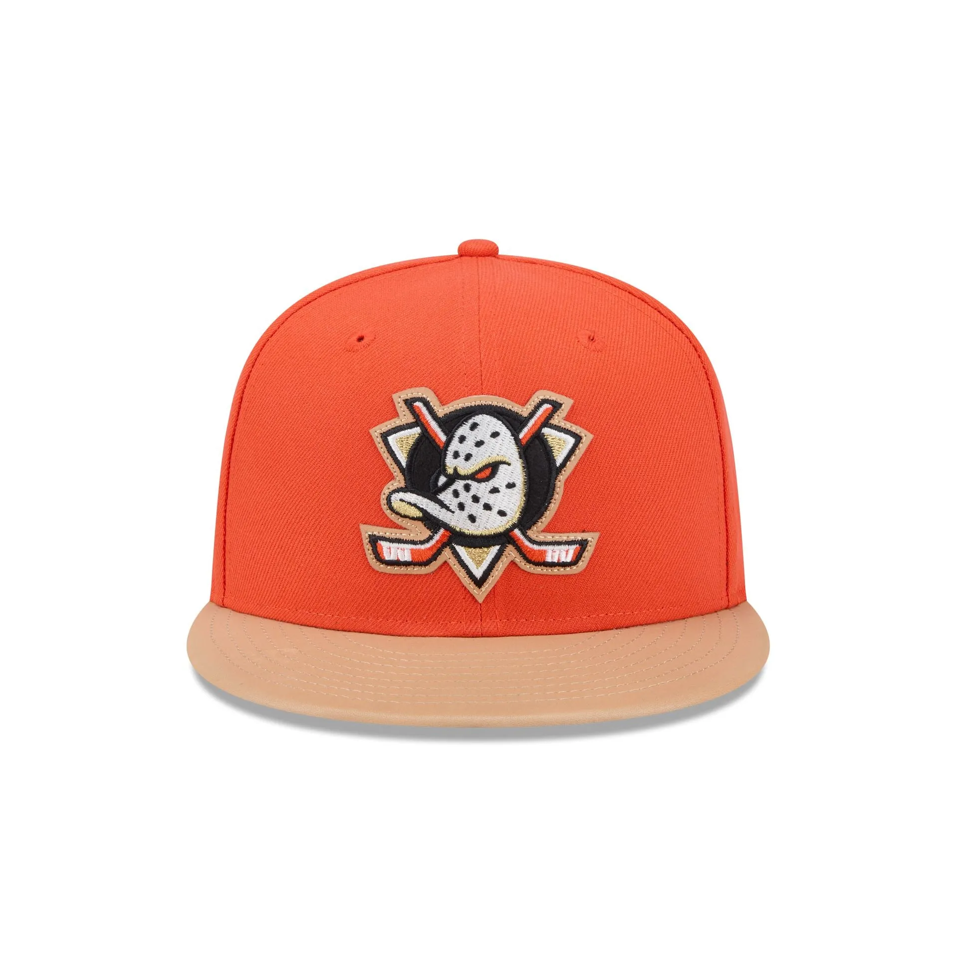 Anaheim Ducks Leather Visor 59FIFTY Fitted Hat sold by New Era product image thumbnail 2