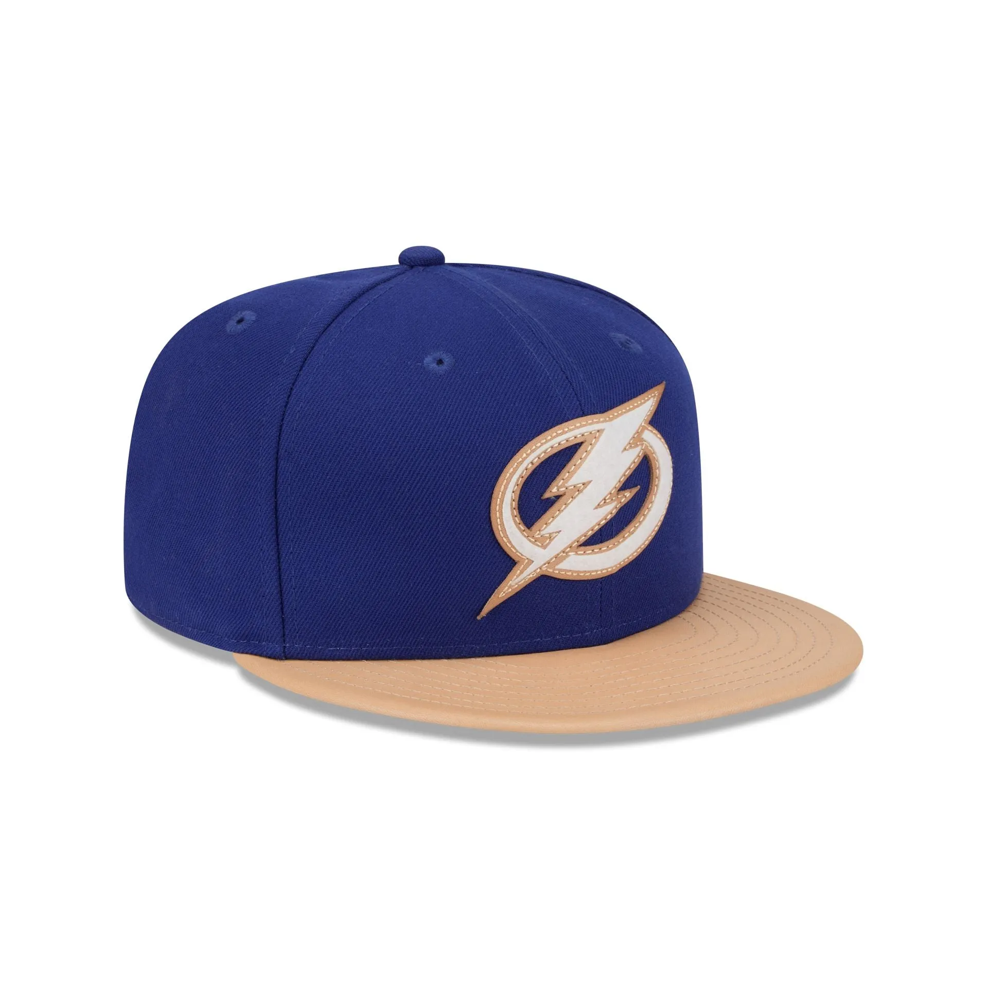 Tampa Bay Lightning Leather Visor 59FIFTY Fitted Hat sold by New Era product image thumbnail 3