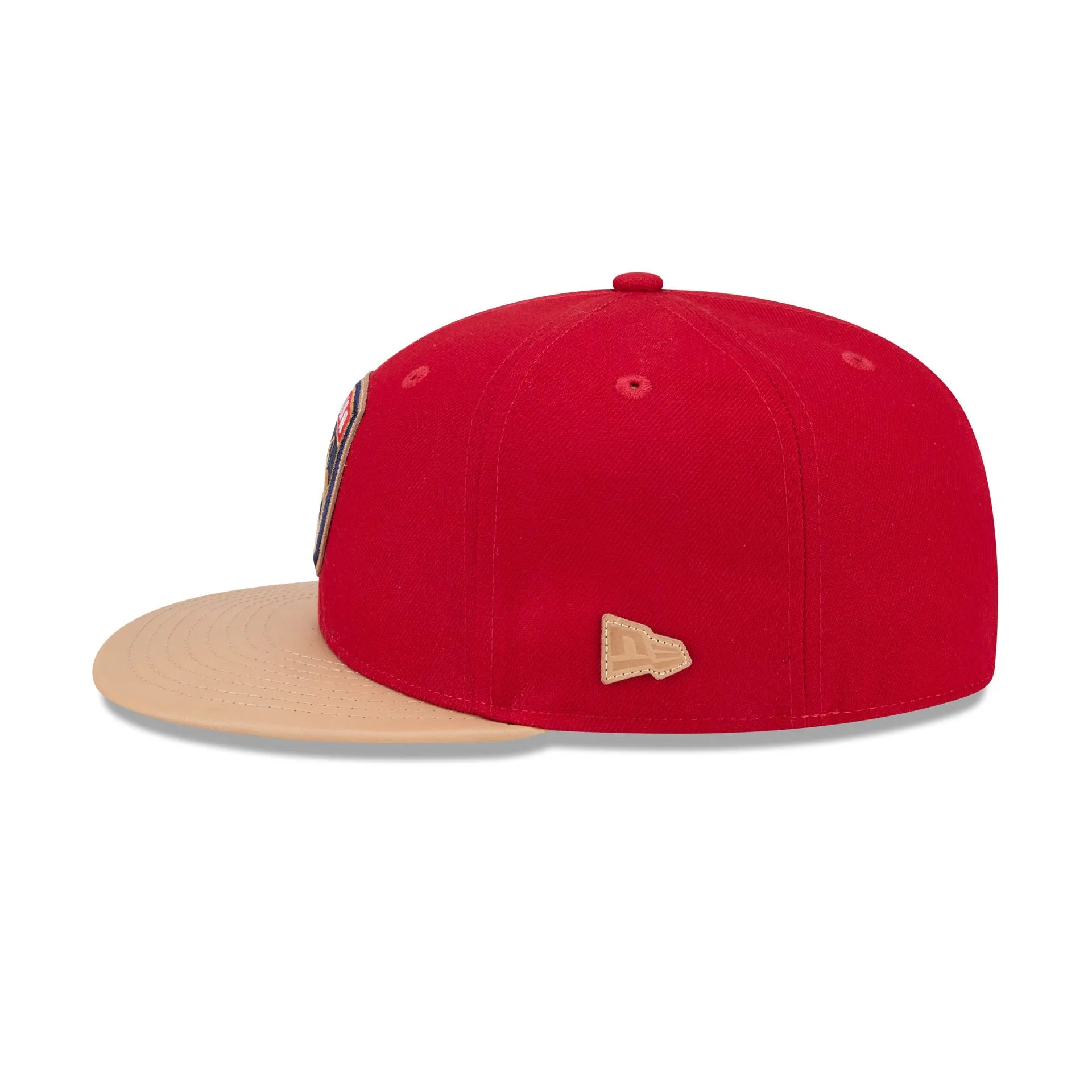 Florida Panthers Leather Visor 59FIFTY Fitted Hat sold by New Era product image thumbnail 4
