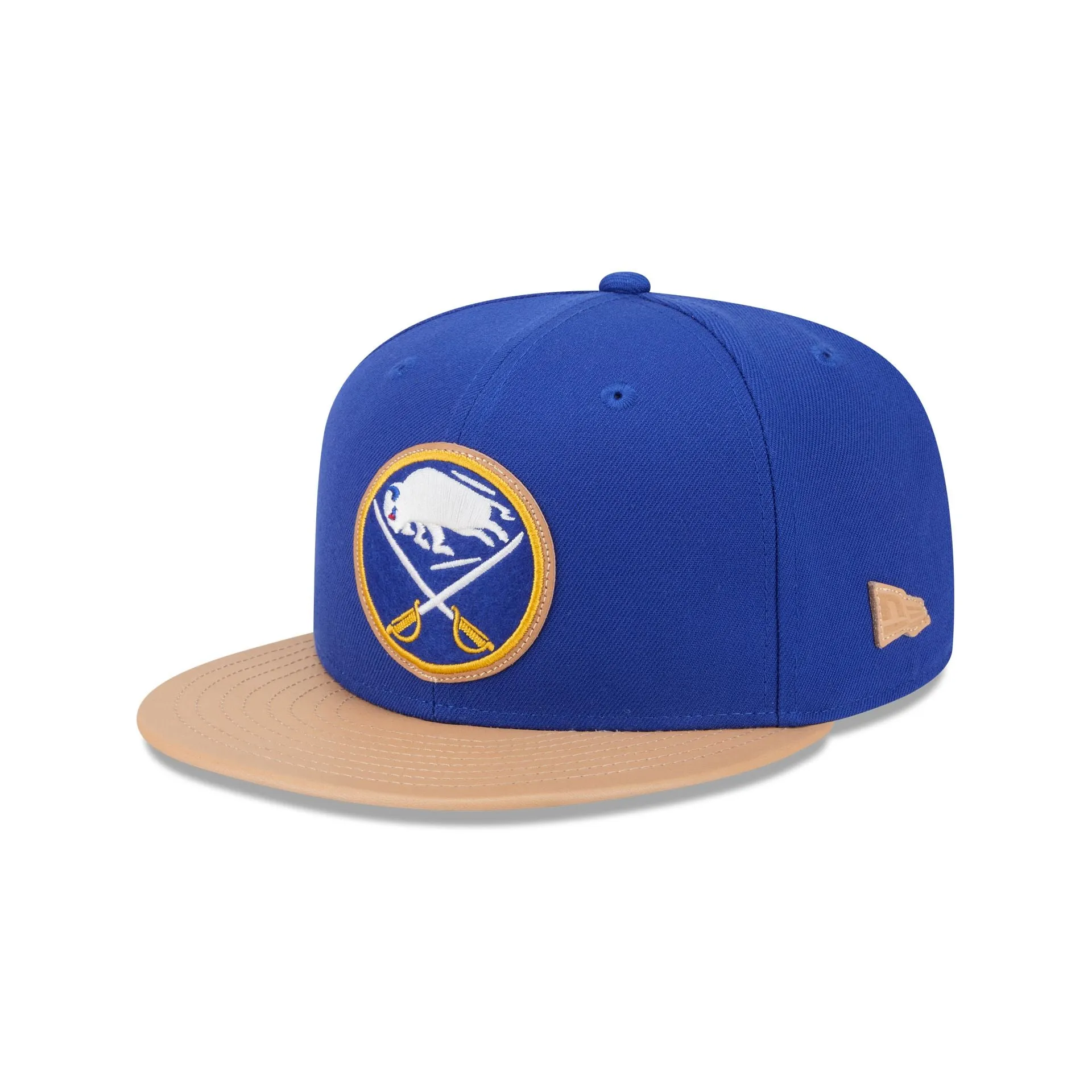 Buffalo Sabres Leather Visor 59FIFTY Fitted Hat sold by New Era