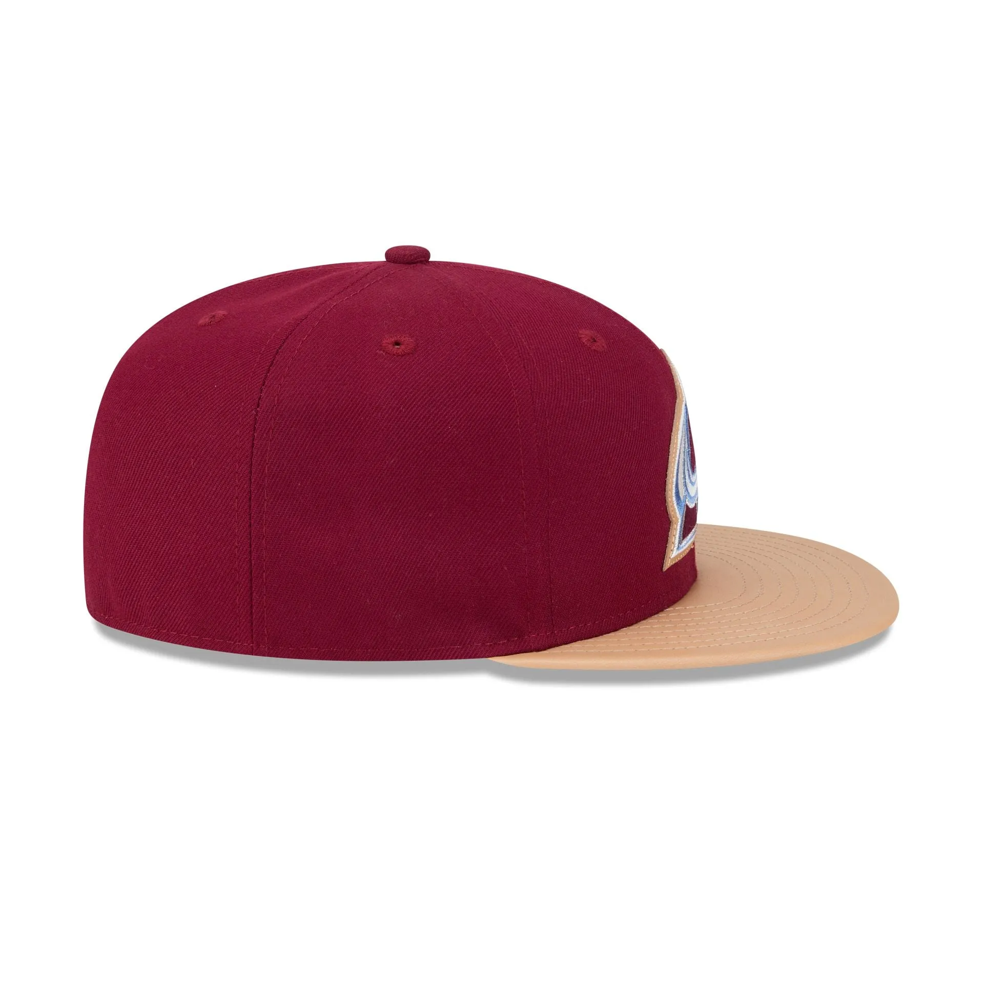 Colorado Avalanche Leather Visor 59FIFTY Fitted Hat sold by New Era product image thumbnail 5