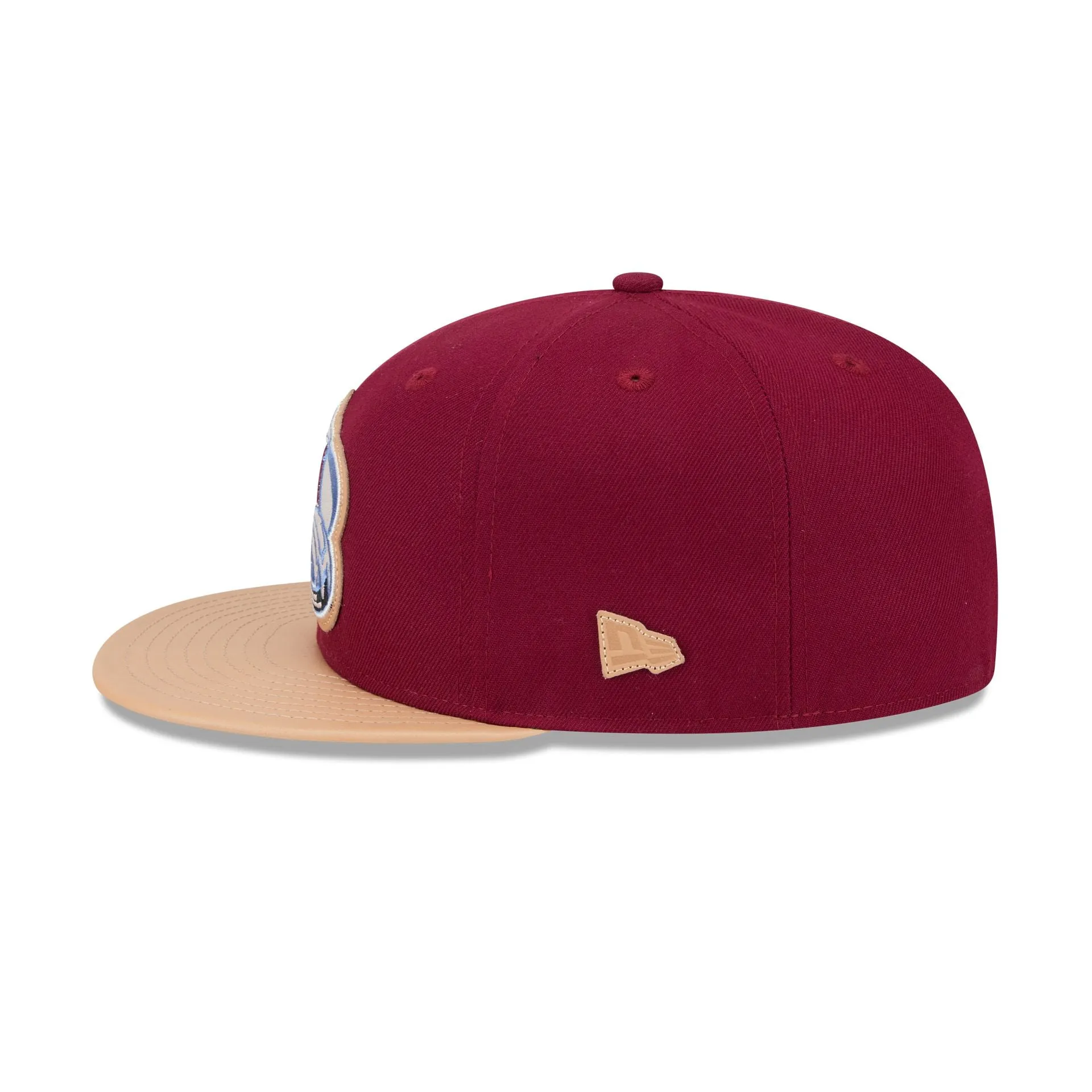 Colorado Avalanche Leather Visor 59FIFTY Fitted Hat sold by New Era product image thumbnail 4