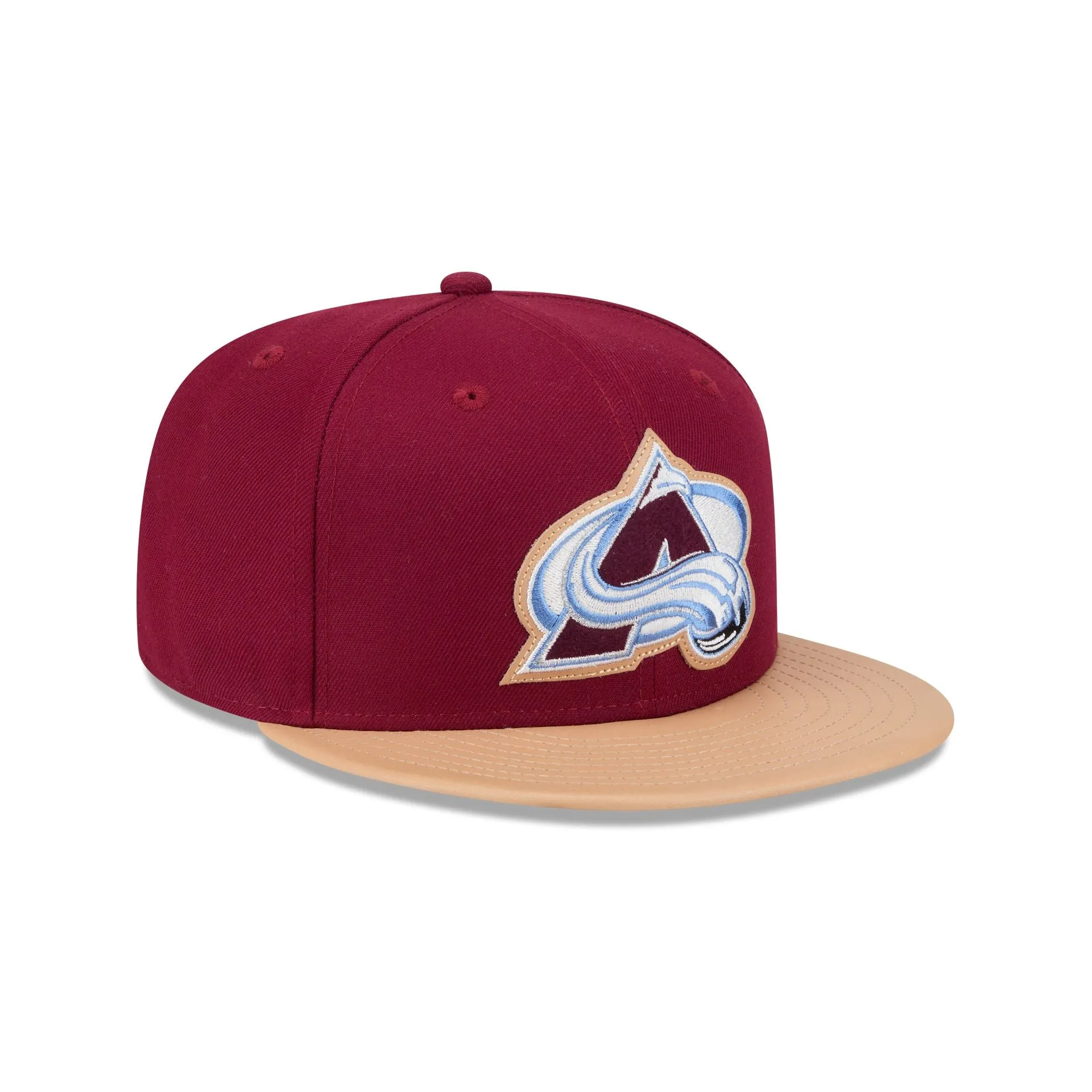 Colorado Avalanche Leather Visor 59FIFTY Fitted Hat sold by New Era product image thumbnail 3